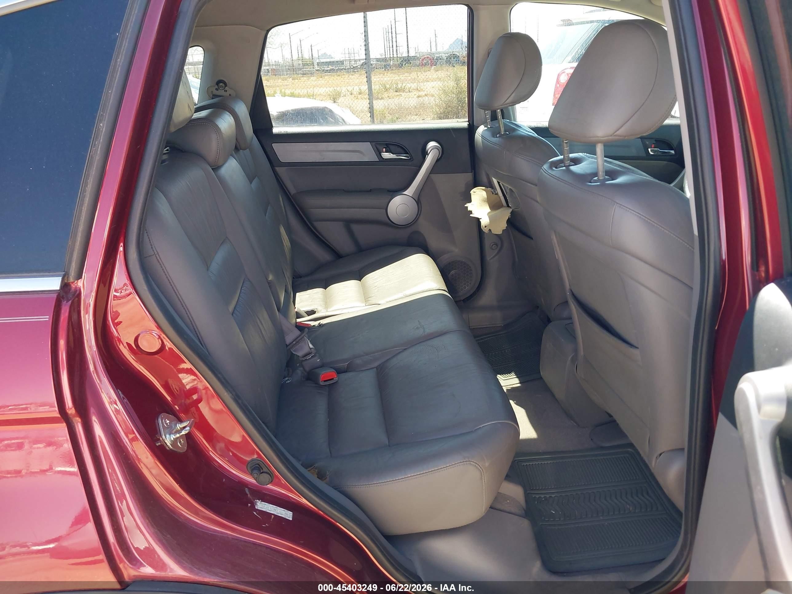 2007 Honda Cr-v Ex-l Красный vin: 5J6RE48747L001799