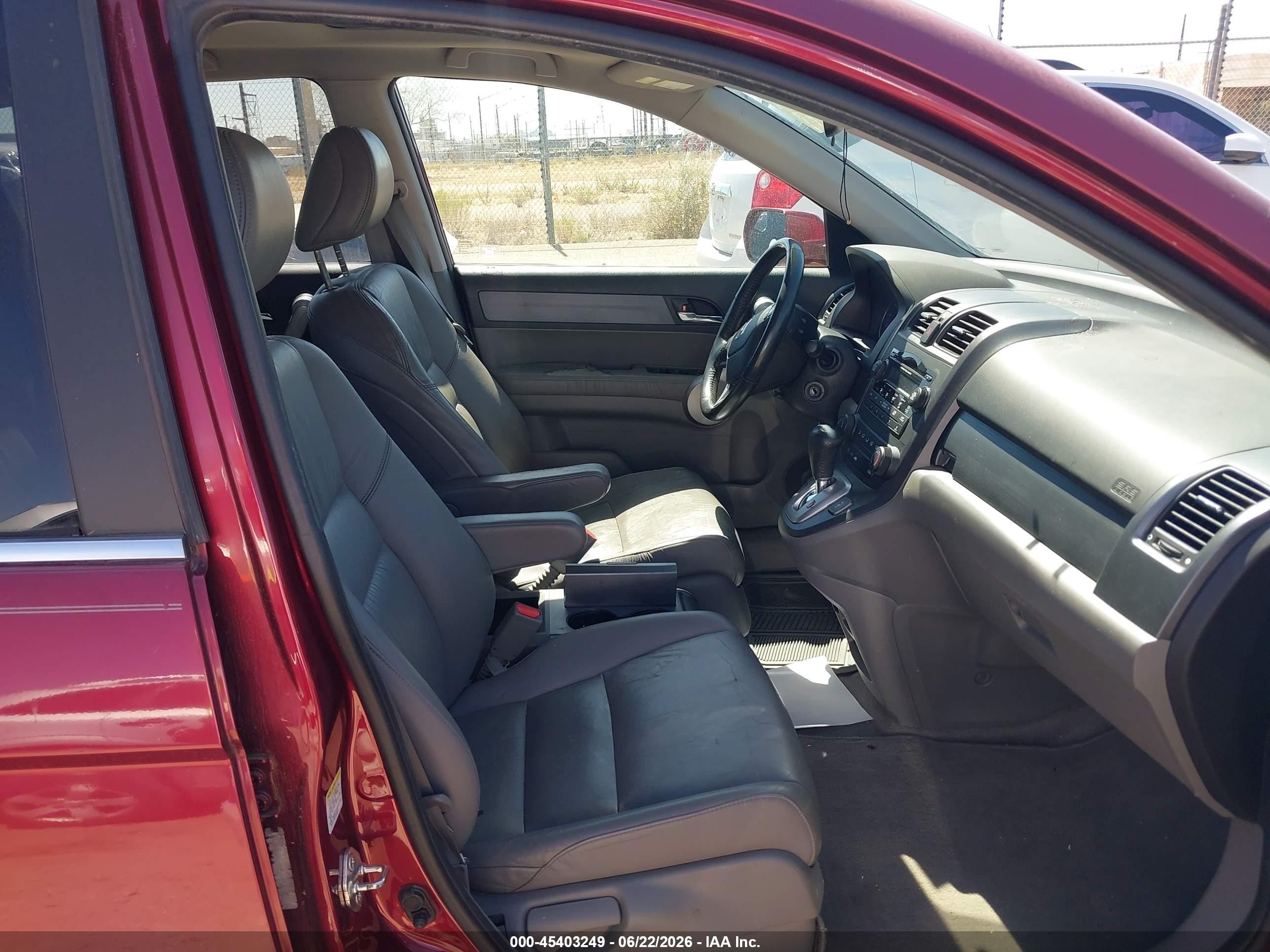 2007 Honda Cr-v Ex-l Красный vin: 5J6RE48747L001799