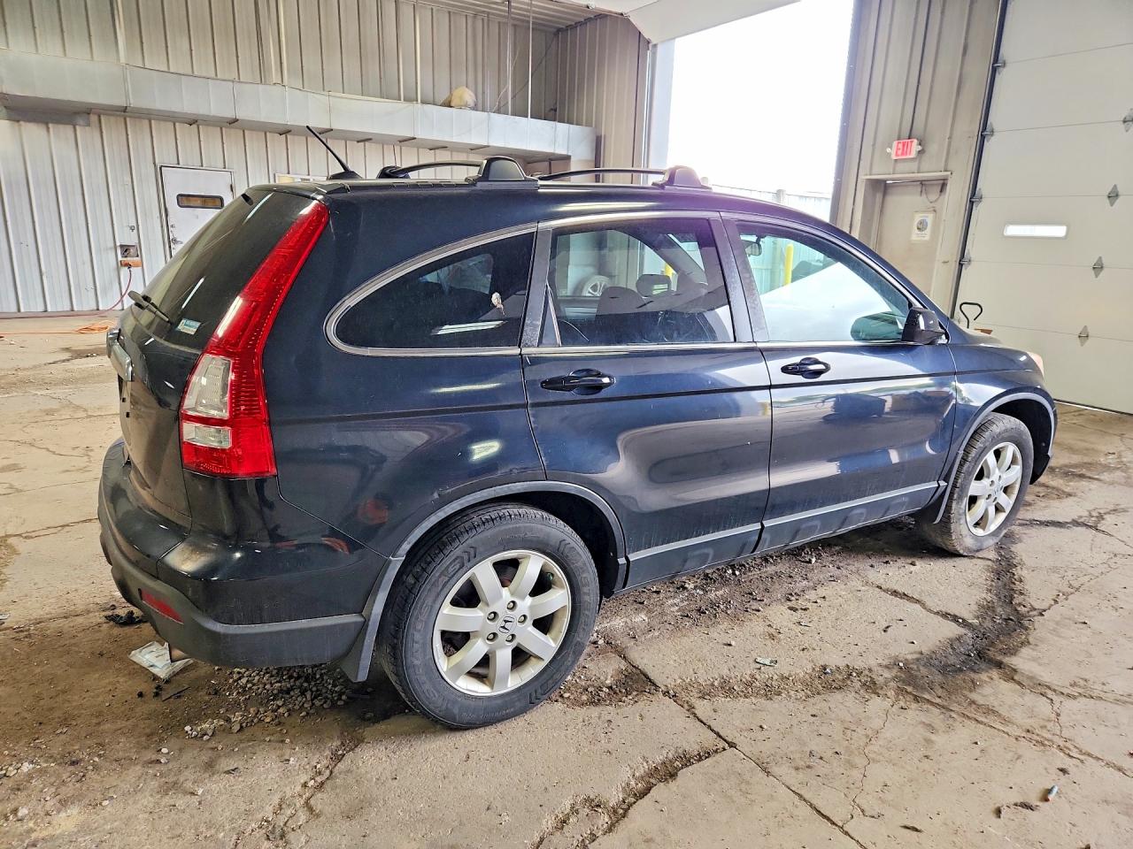 2007 Honda Cr-v Exl Black vin: 5J6RE48747L009837