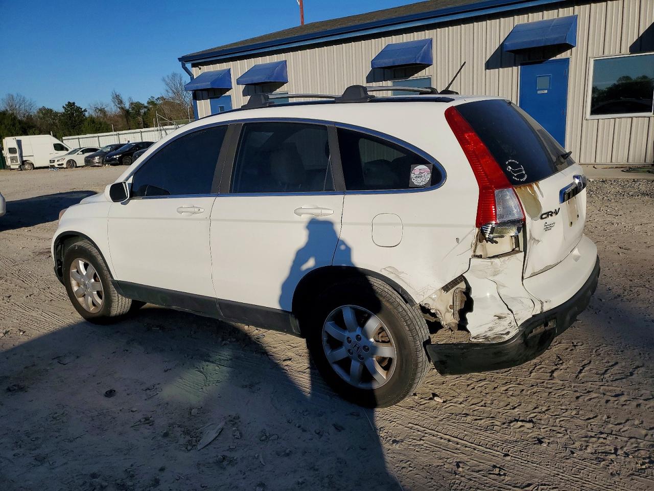 2007 Honda Cr-v Exl White vin: 5J6RE48747L018988
