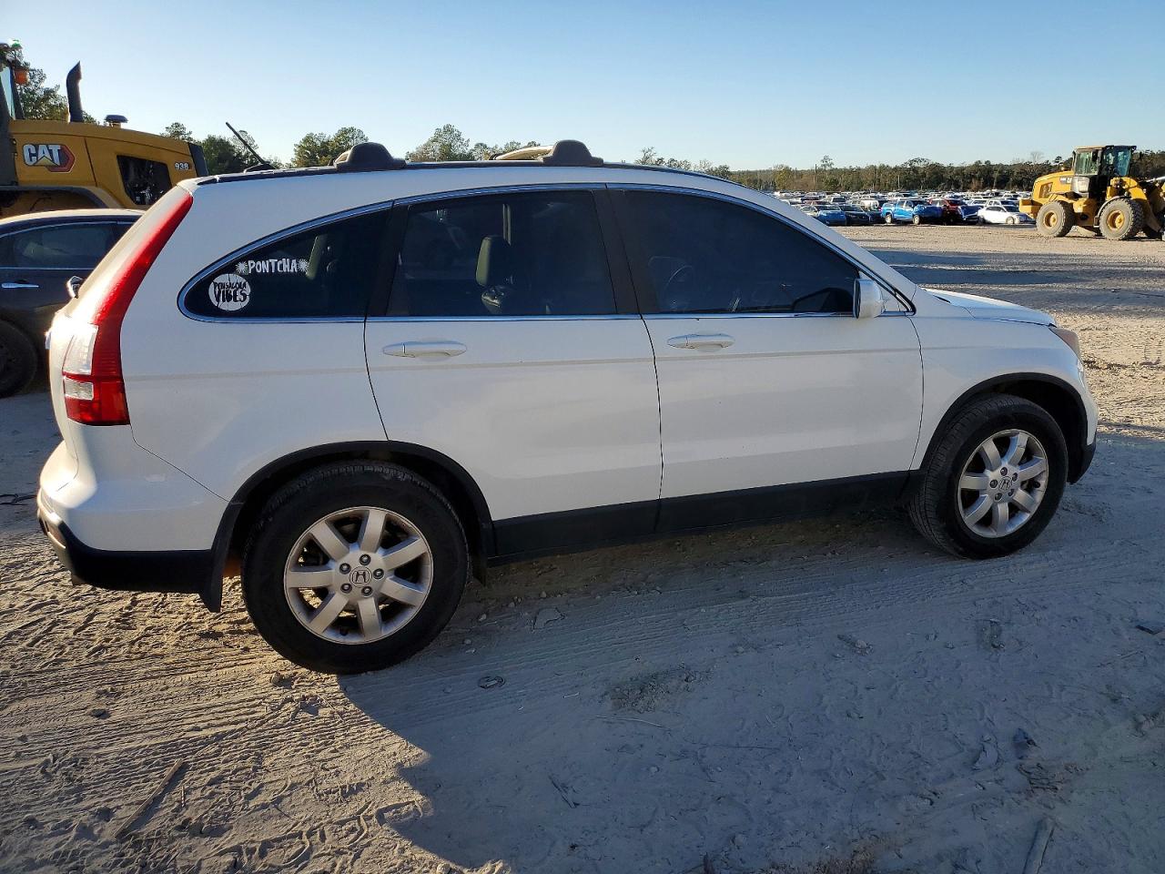 2007 Honda Cr-v Exl White vin: 5J6RE48747L018988