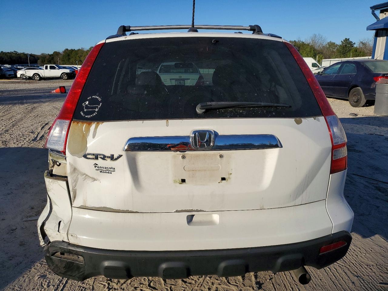 2007 Honda Cr-v Exl White vin: 5J6RE48747L018988