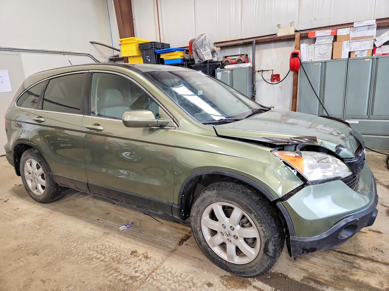 2007 Honda Cr-v Exl Green vin: 5J6RE48747L802491