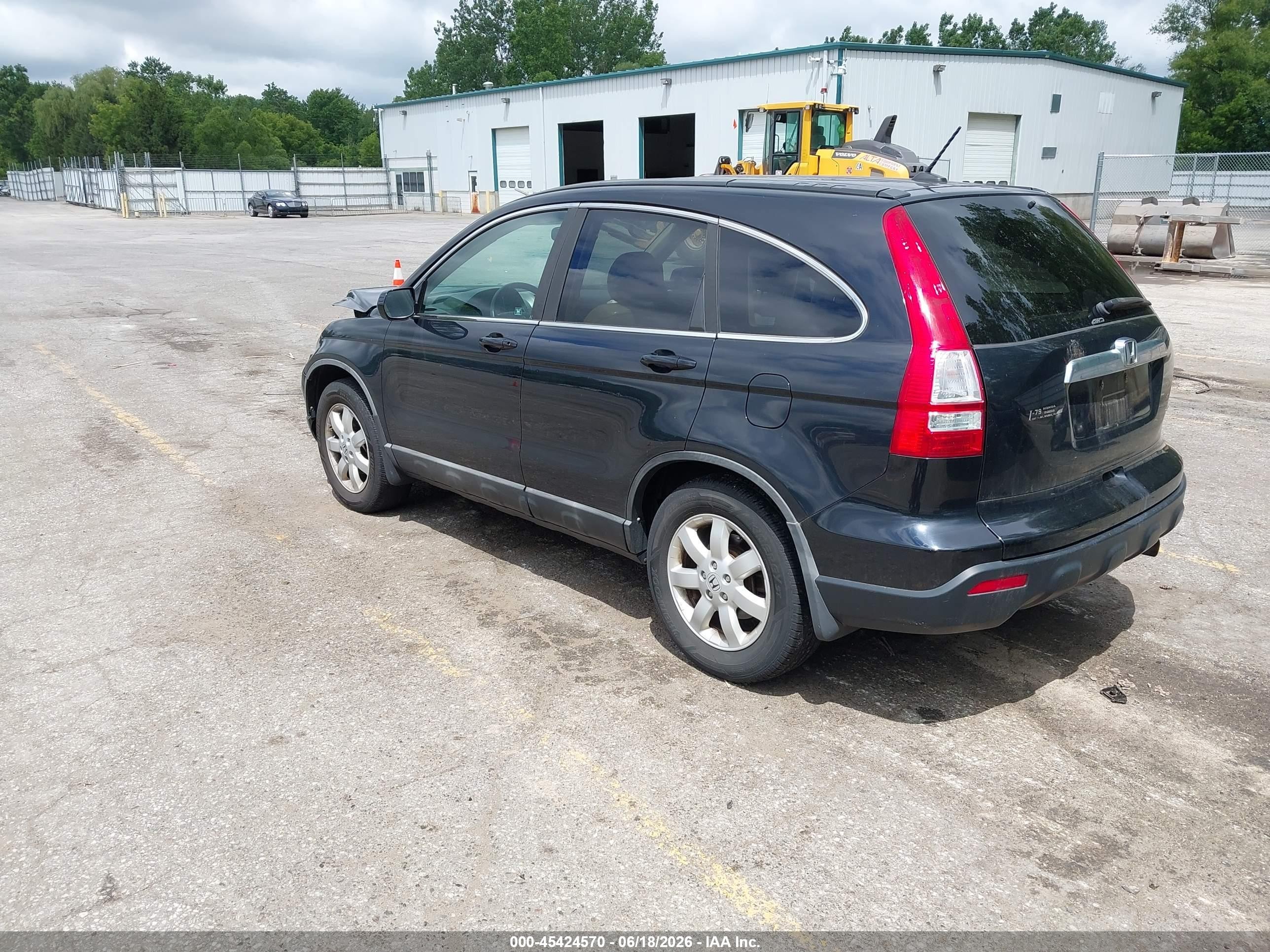 2008 Honda Cr-v Ex-l Черный vin: 5J6RE48748L033976