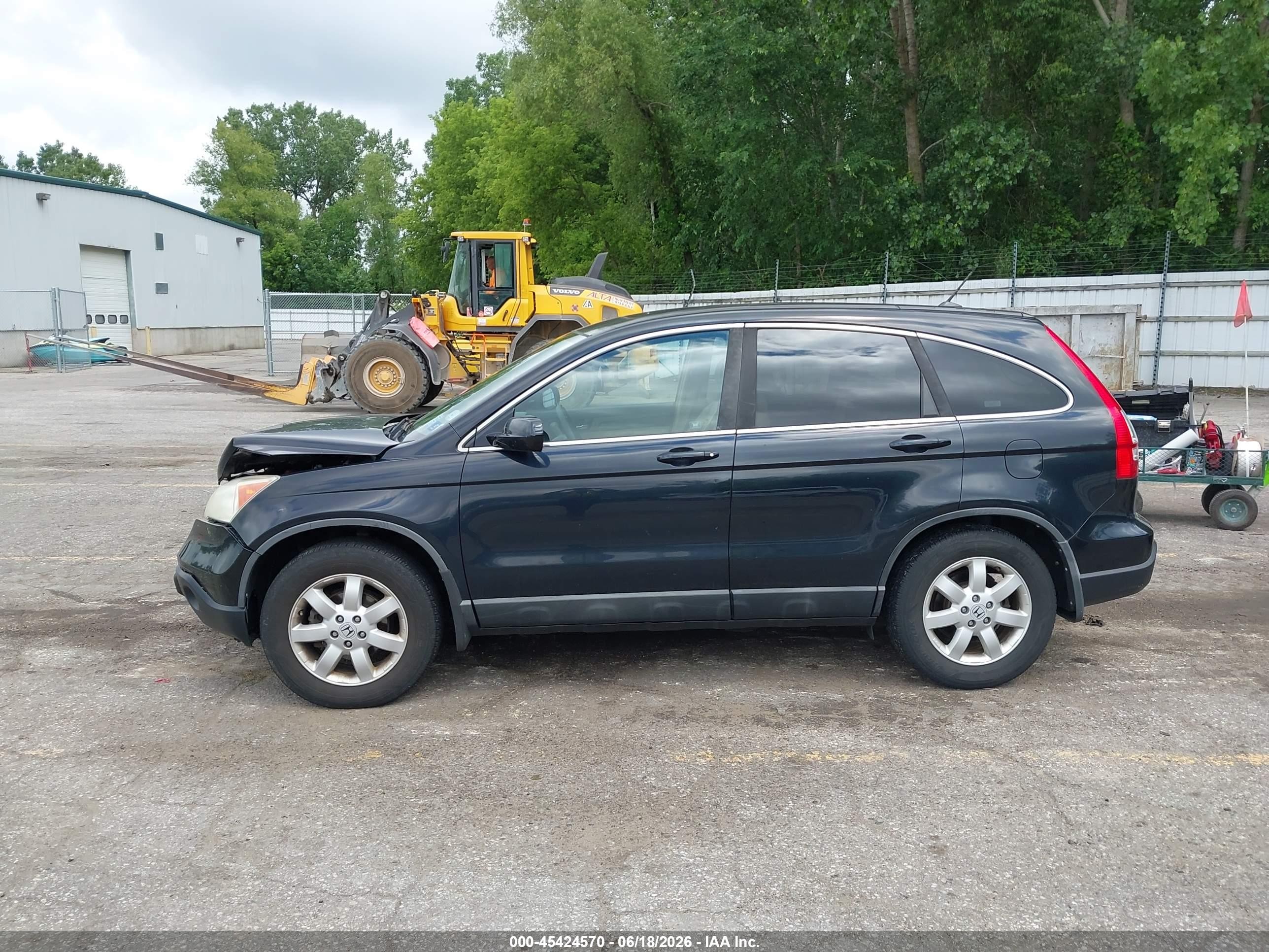 2008 Honda Cr-v Ex-l Черный vin: 5J6RE48748L033976