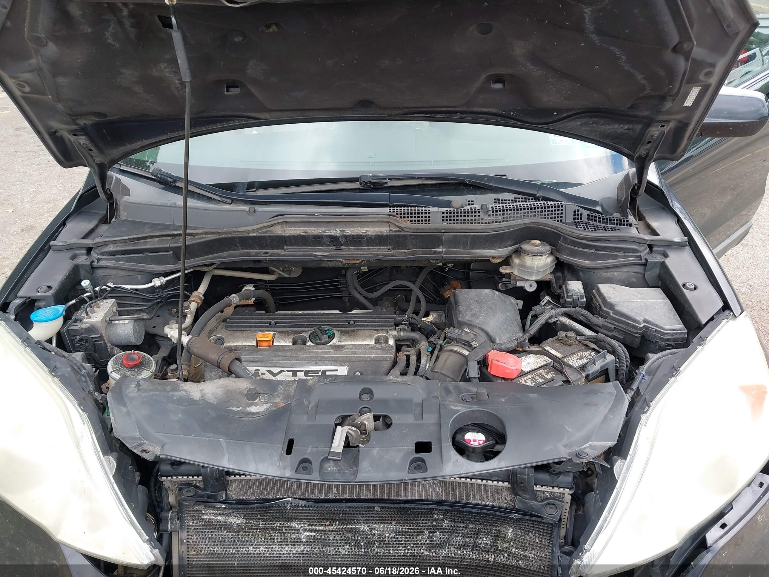 2008 Honda Cr-v Ex-l Черный vin: 5J6RE48748L033976