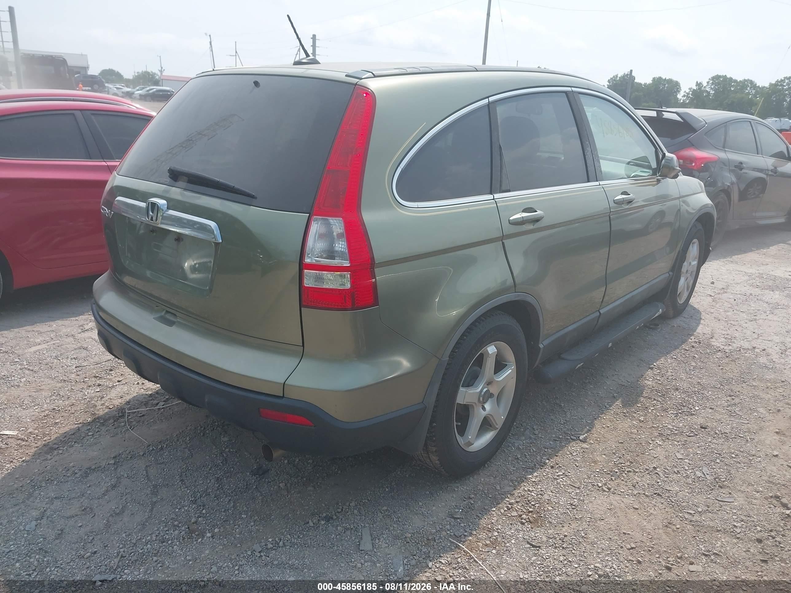 2009 Honda Cr-v Exl Green vin: 5J6RE48749L000896