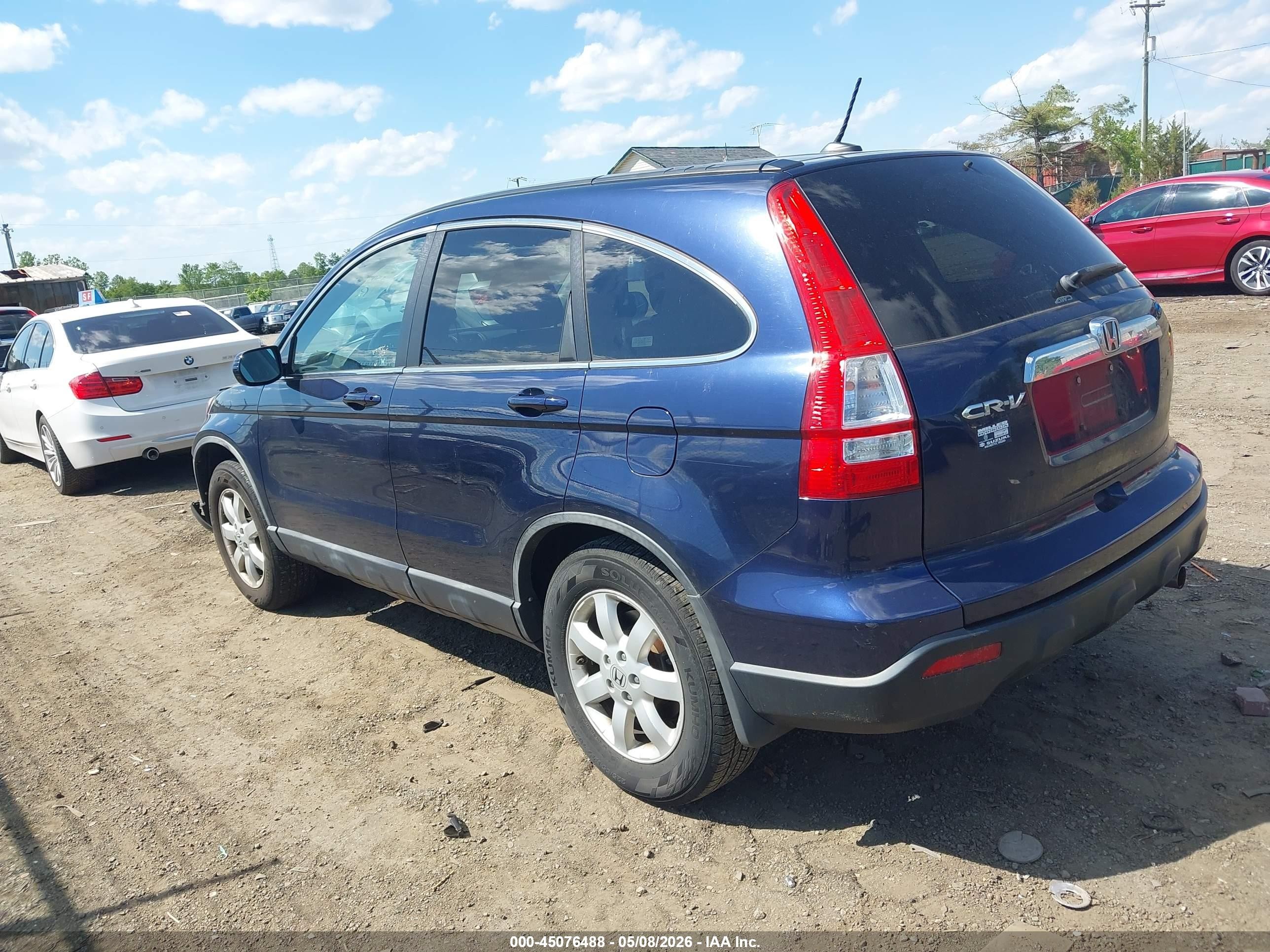 2009 Honda Cr-v Ex-l Black vin: 5J6RE48749L004608
