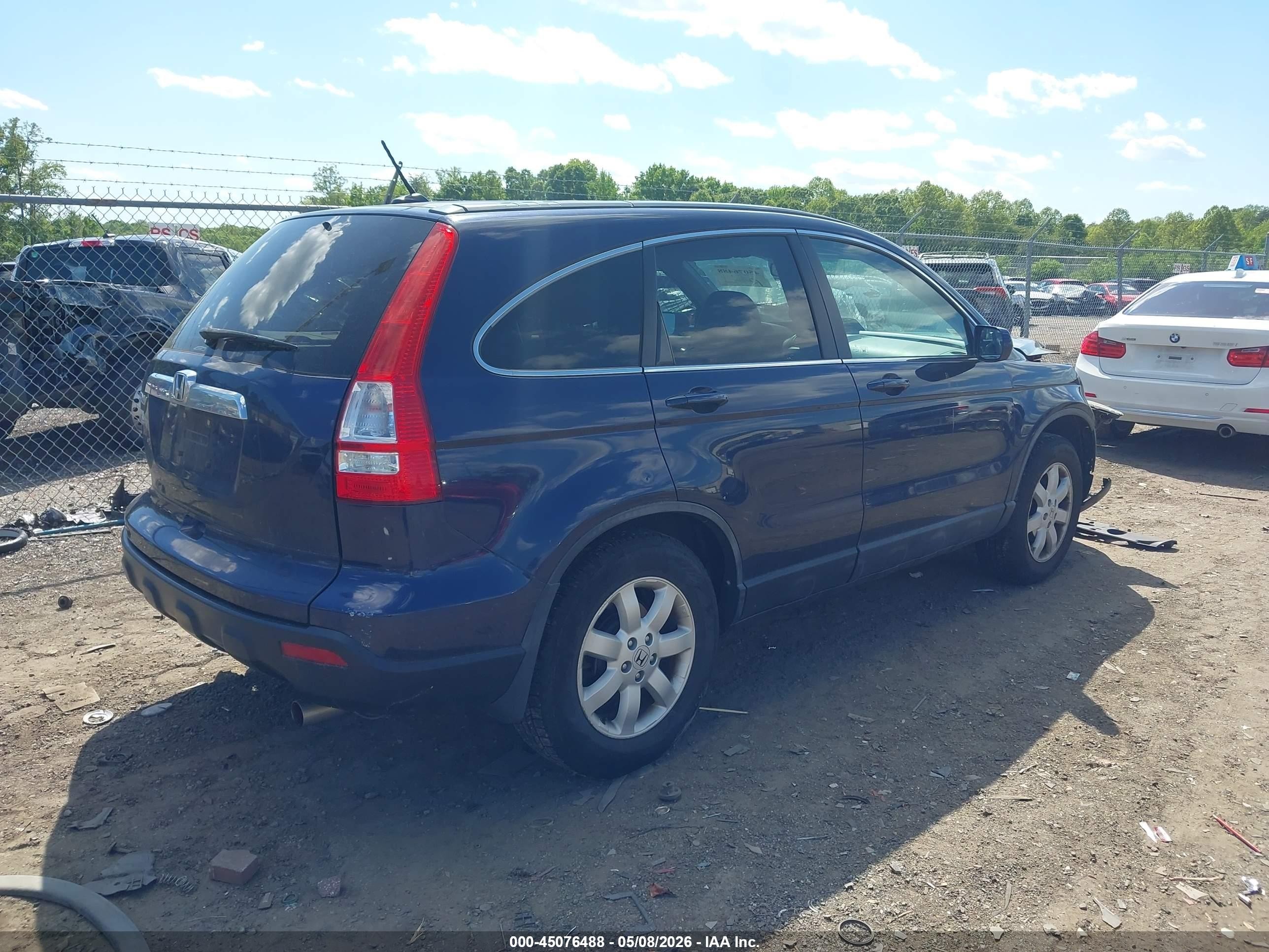 2009 Honda Cr-v Ex-l Black vin: 5J6RE48749L004608