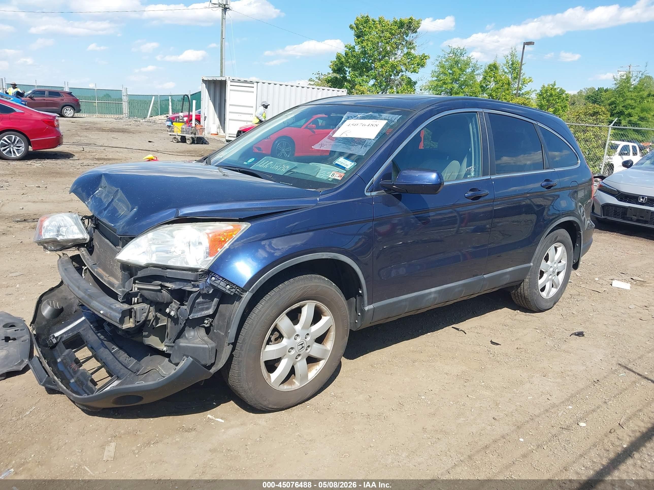 2009 Honda Cr-v Ex-l Black vin: 5J6RE48749L004608