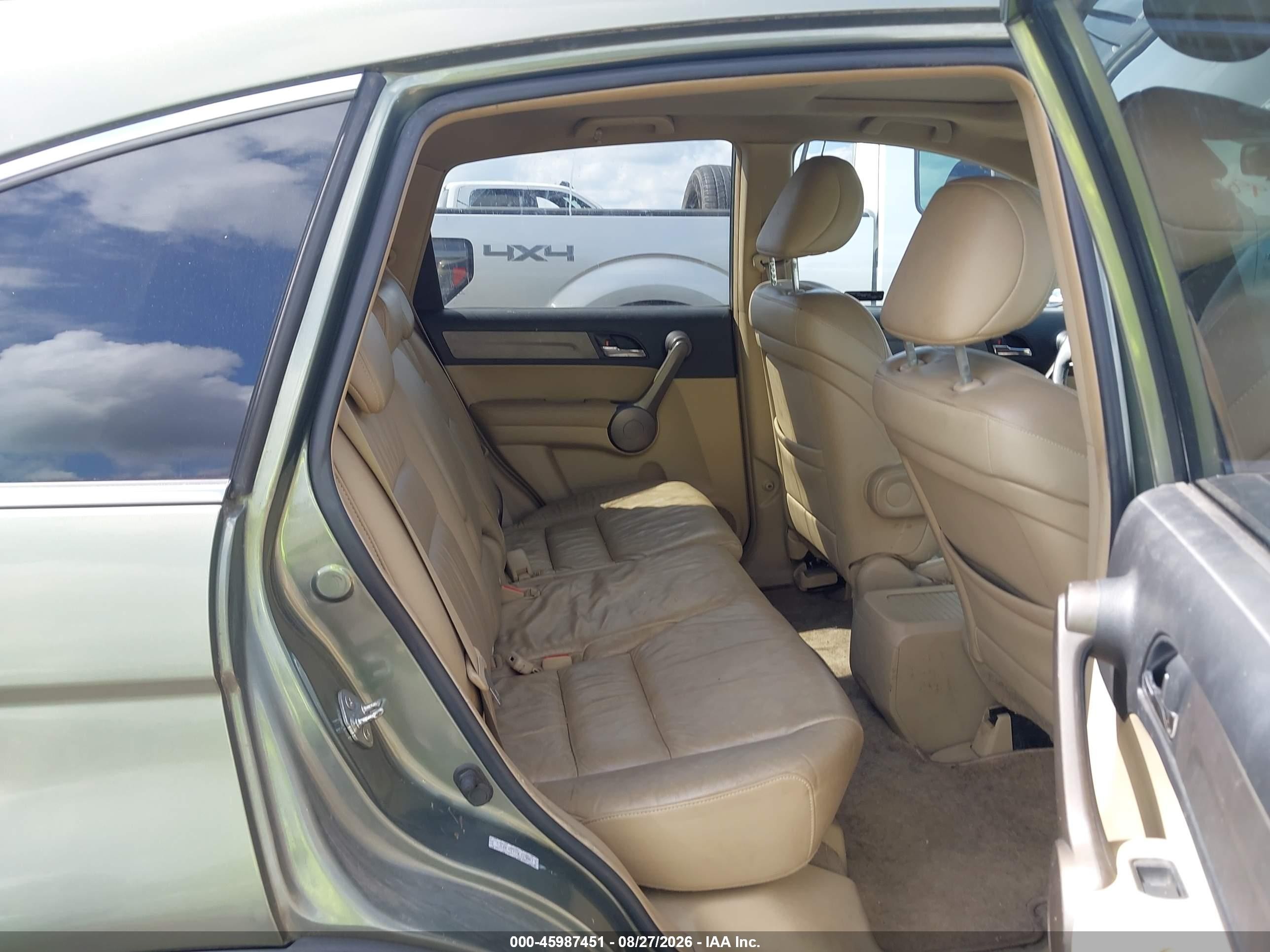 2009 Honda Cr-v Ex-l Green vin: 5J6RE48749L019447