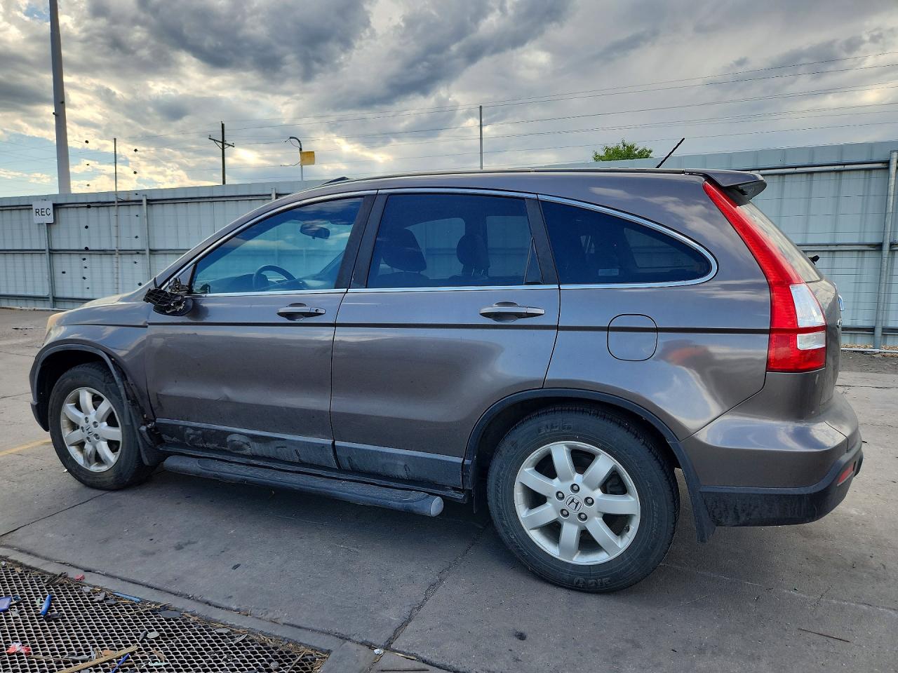 2009 Honda Cr-v Exl Gray vin: 5J6RE48749L022199