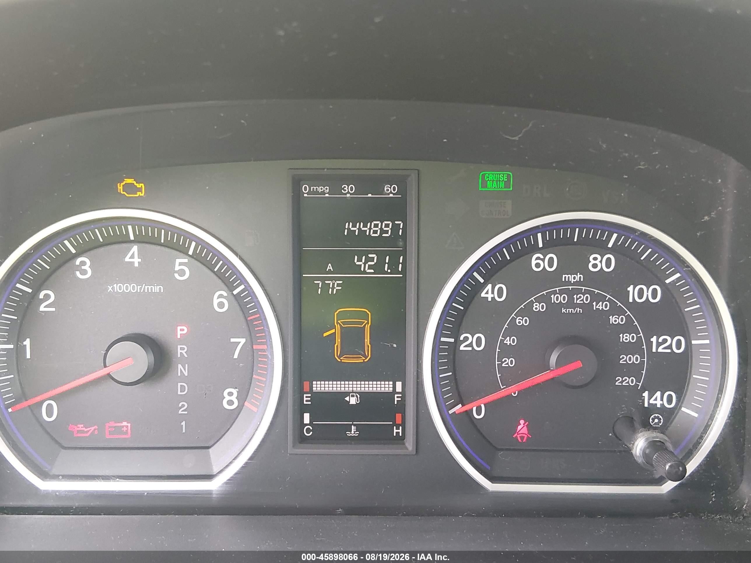 2009 Honda Cr-v Ex-l Brown vin: 5J6RE48749L022204