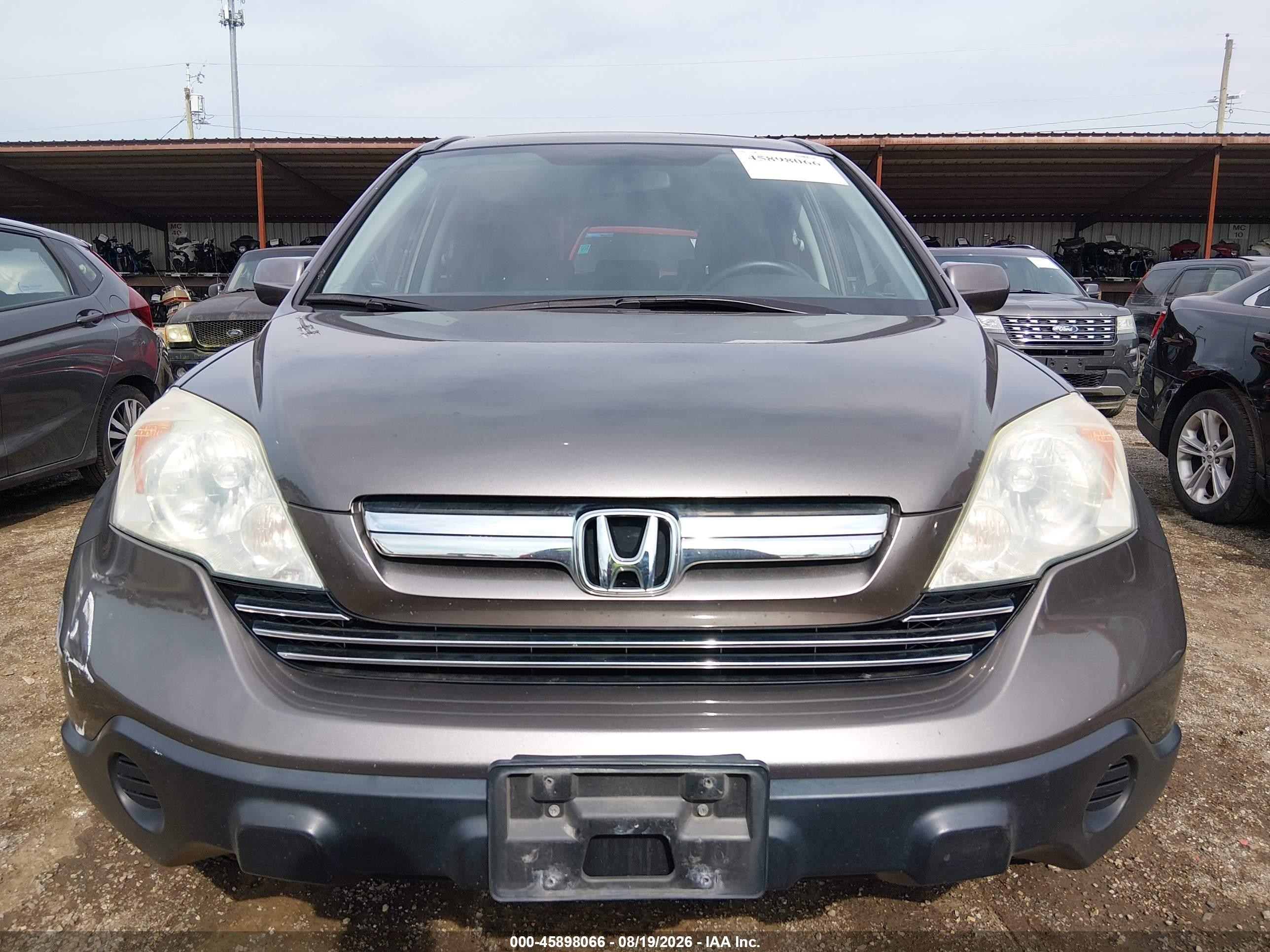 2009 Honda Cr-v Ex-l Brown vin: 5J6RE48749L022204