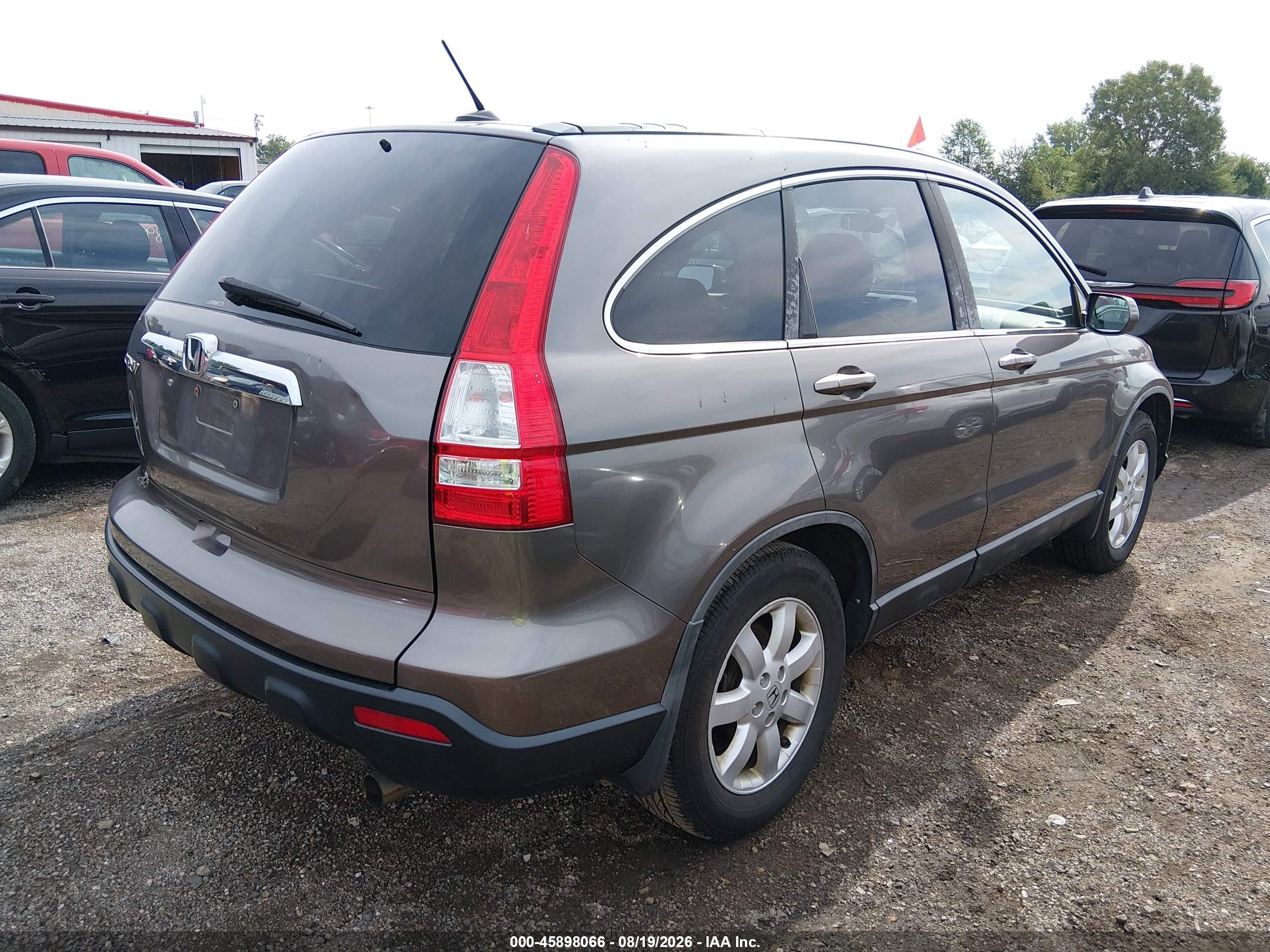 2009 Honda Cr-v Ex-l Brown vin: 5J6RE48749L022204