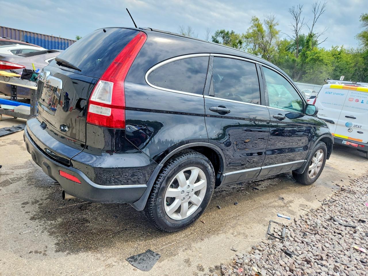 2009 Honda Cr-v Exl Black vin: 5J6RE48749L050388