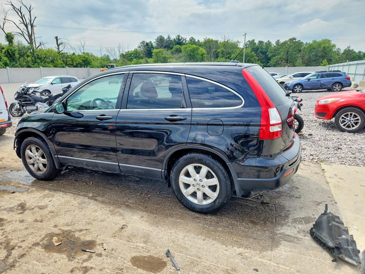 2009 Honda Cr-v Exl Black vin: 5J6RE48749L050388