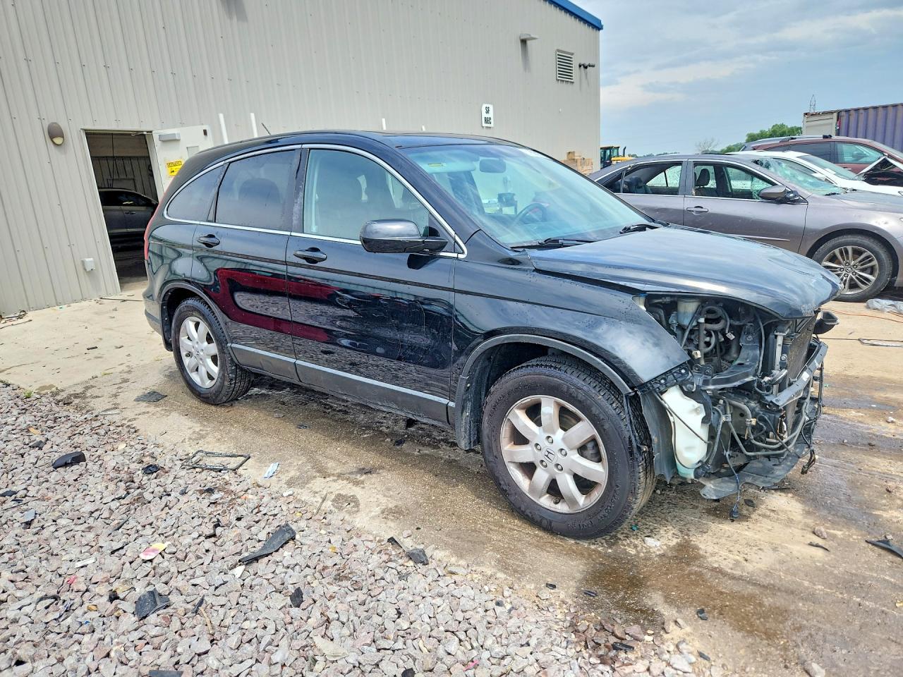 2009 Honda Cr-v Exl Black vin: 5J6RE48749L050388