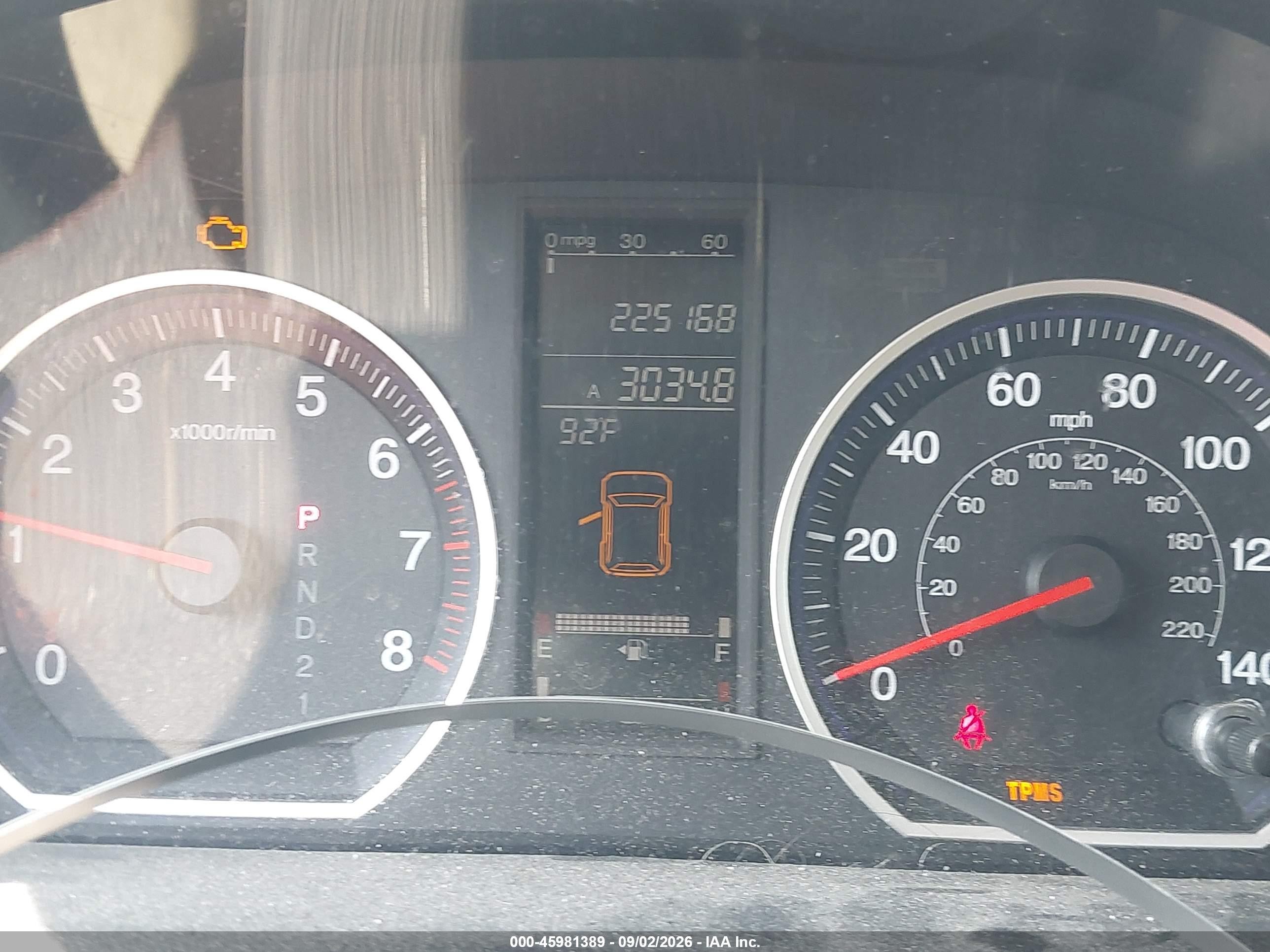 2009 Honda Cr-v Ex-l Серый vin: 5J6RE48749L051573