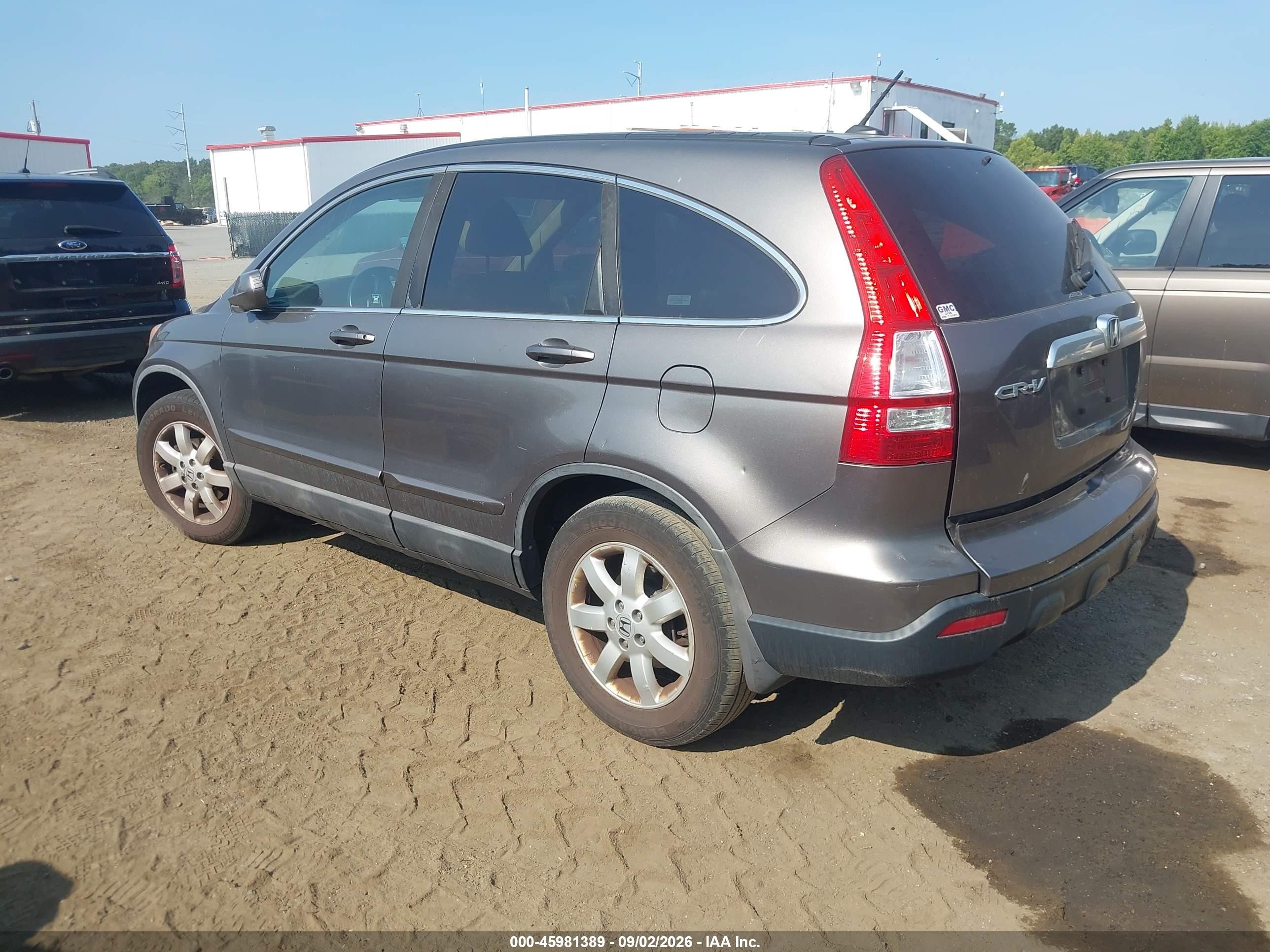 2009 Honda Cr-v Ex-l Серый vin: 5J6RE48749L051573