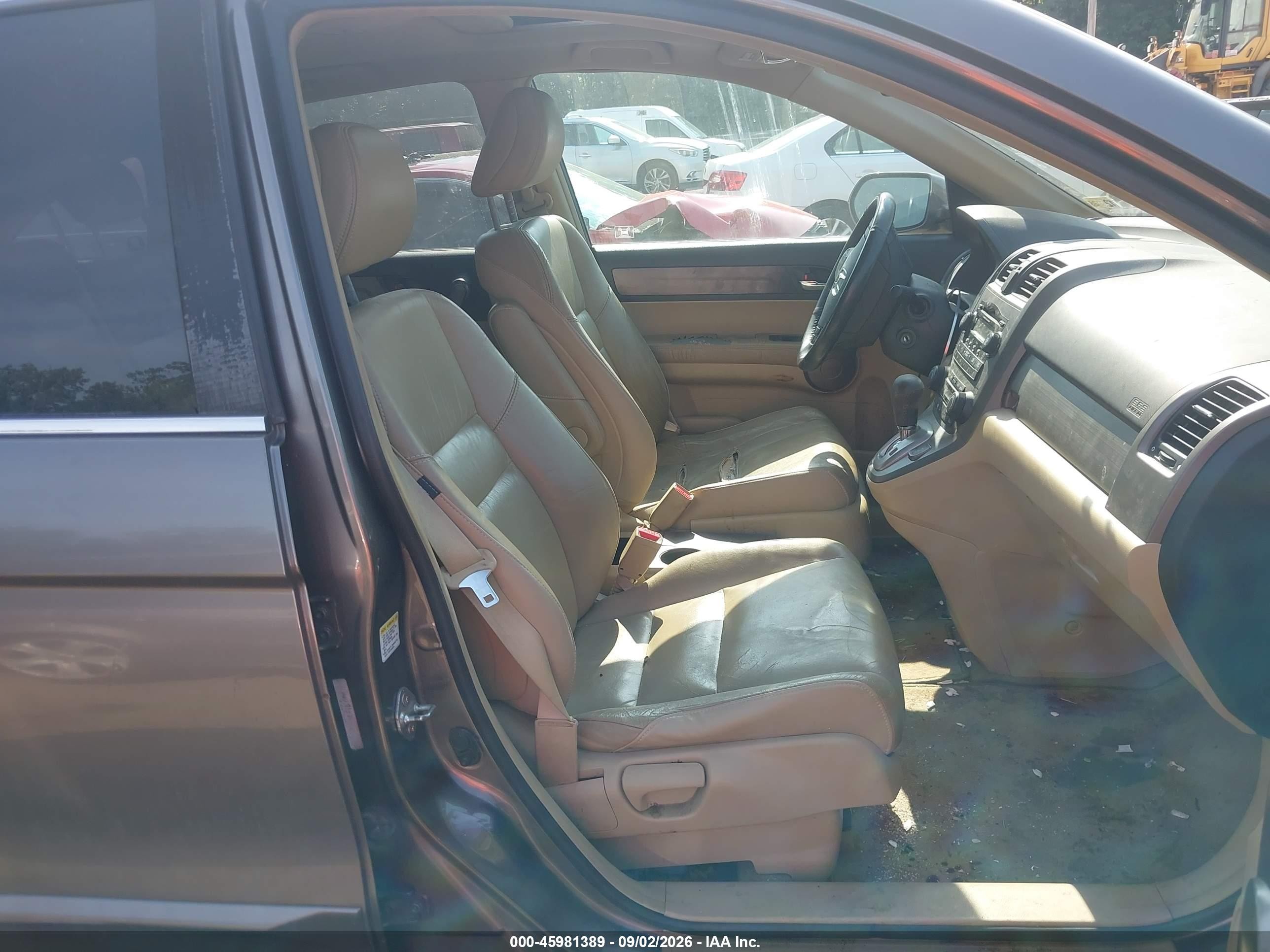 2009 Honda Cr-v Ex-l Серый vin: 5J6RE48749L051573