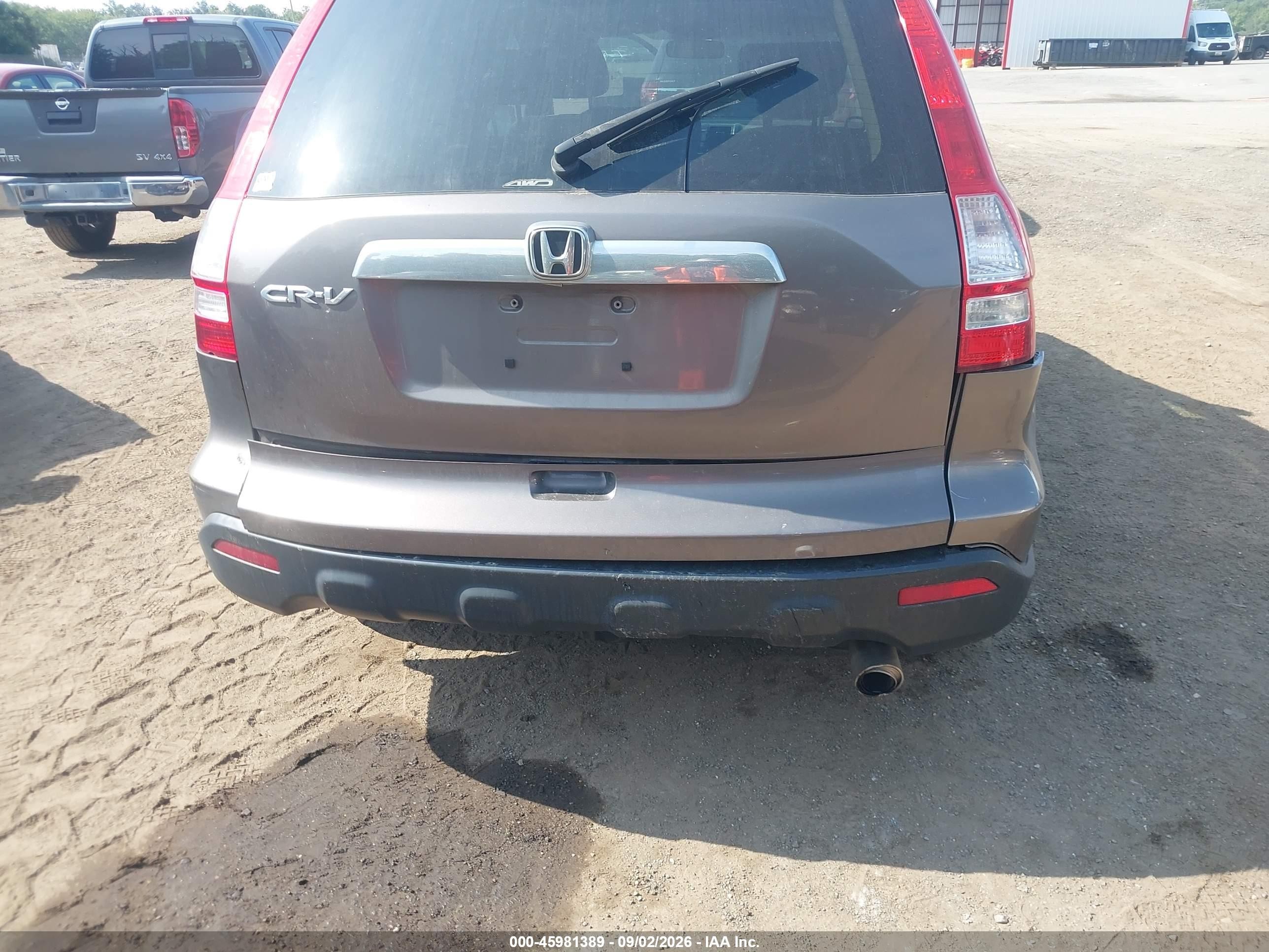 2009 Honda Cr-v Ex-l Серый vin: 5J6RE48749L051573