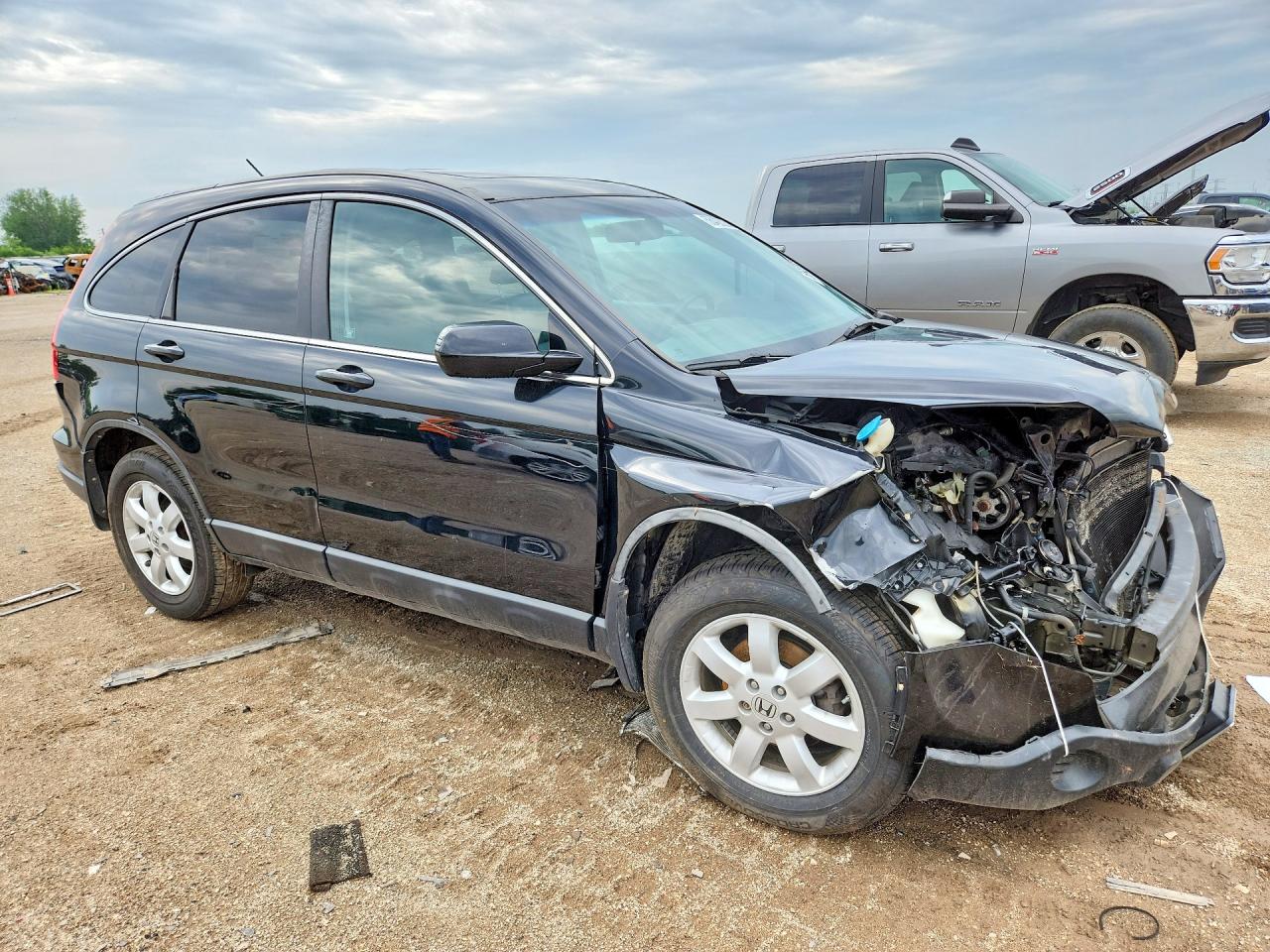 2009 Honda Cr-v Exl Black vin: 5J6RE48749L055784