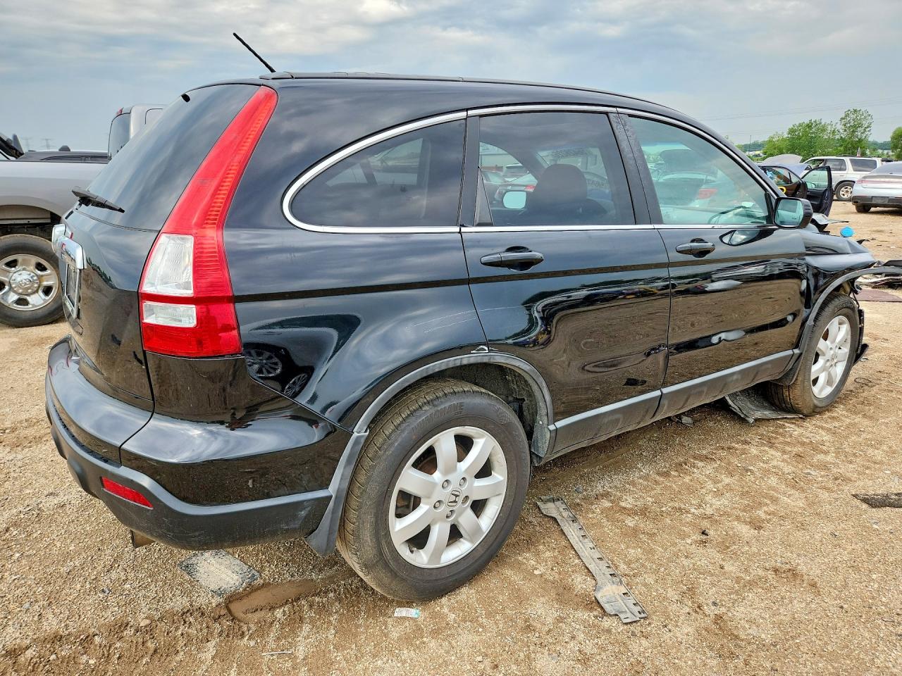 2009 Honda Cr-v Exl Black vin: 5J6RE48749L055784