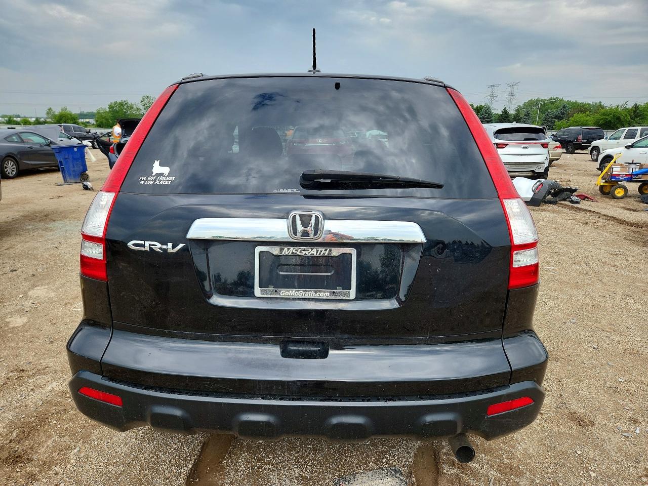 2009 Honda Cr-v Exl Black vin: 5J6RE48749L055784