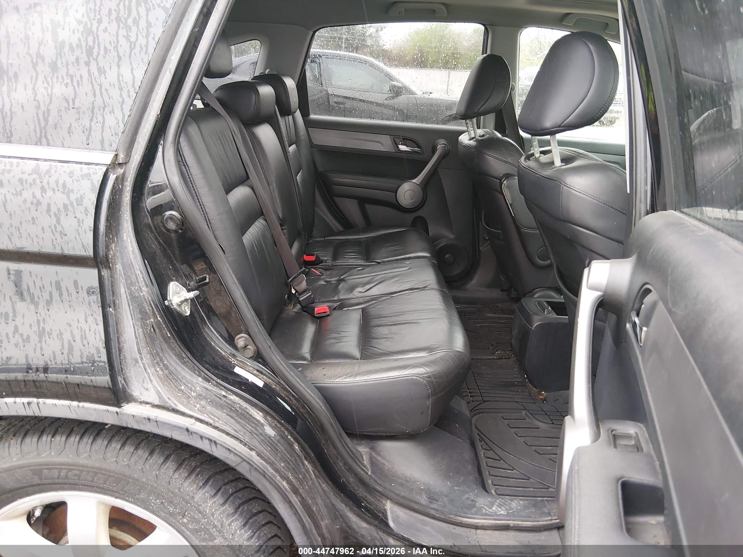 2009 Honda Cr-v Ex-l Black vin: 5J6RE48749L059043