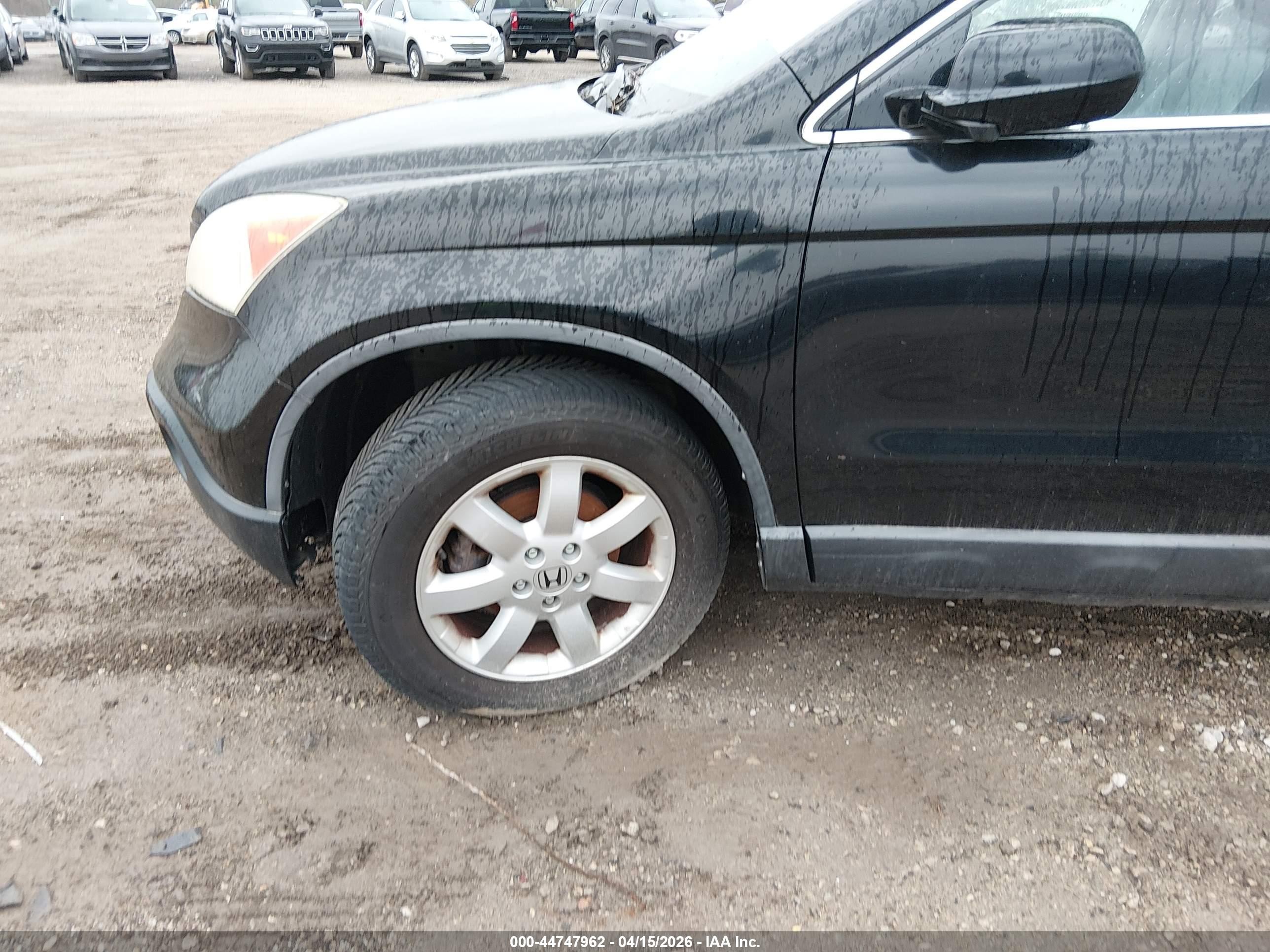 2009 Honda Cr-v Ex-l Black vin: 5J6RE48749L059043