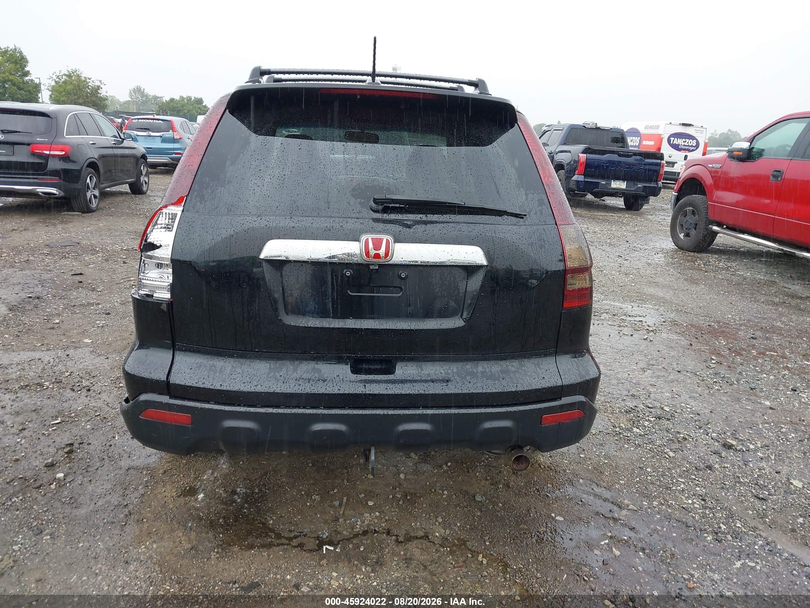 2009 Honda Cr-v Ex-l Black vin: 5J6RE48749L062332