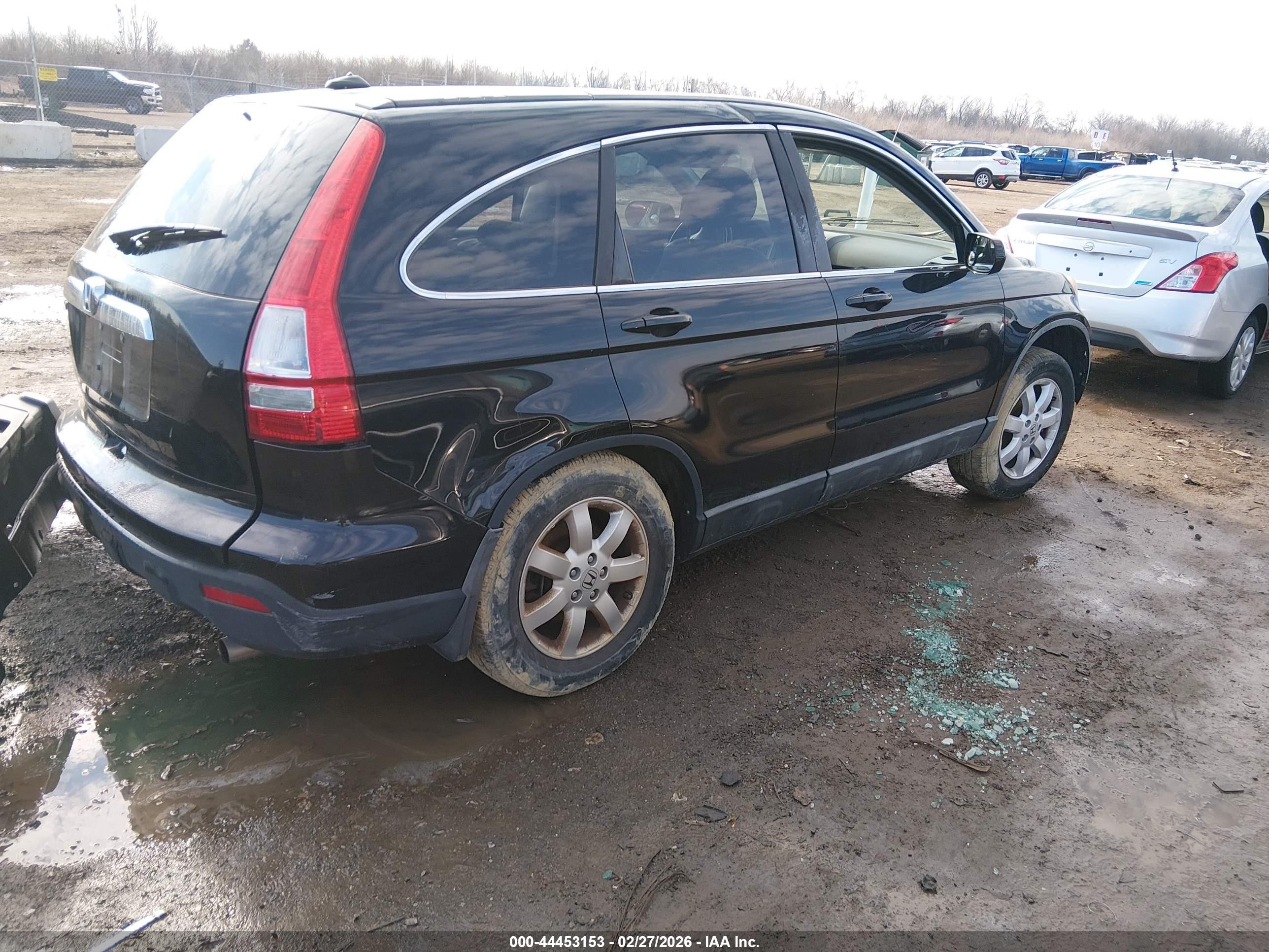 2009 Honda Cr-v Ex-l Black vin: 5J6RE48749L066560