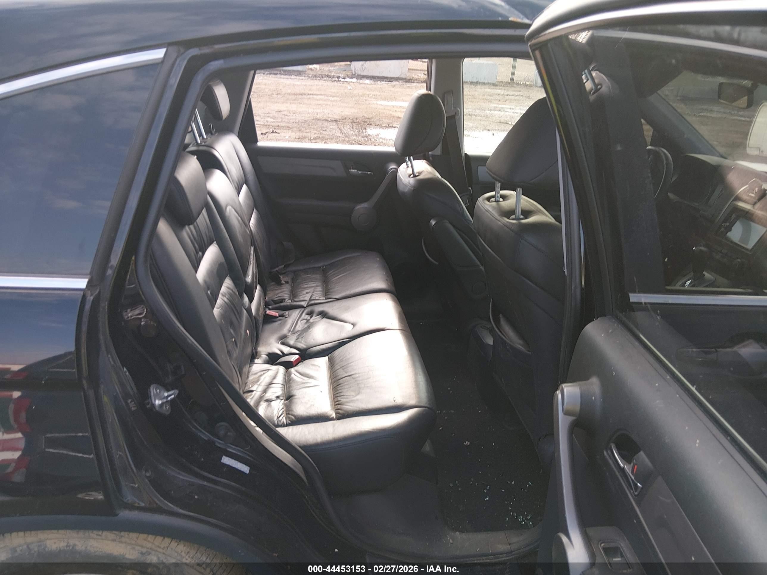 2009 Honda Cr-v Ex-l Black vin: 5J6RE48749L066560