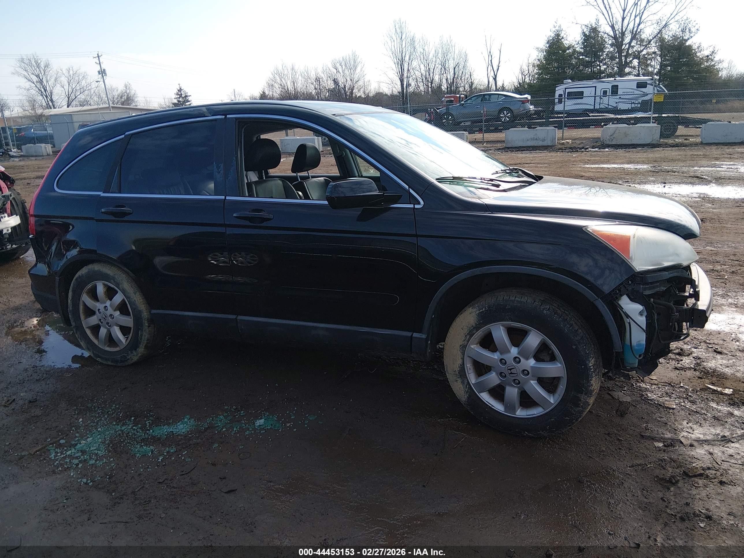2009 Honda Cr-v Ex-l Black vin: 5J6RE48749L066560