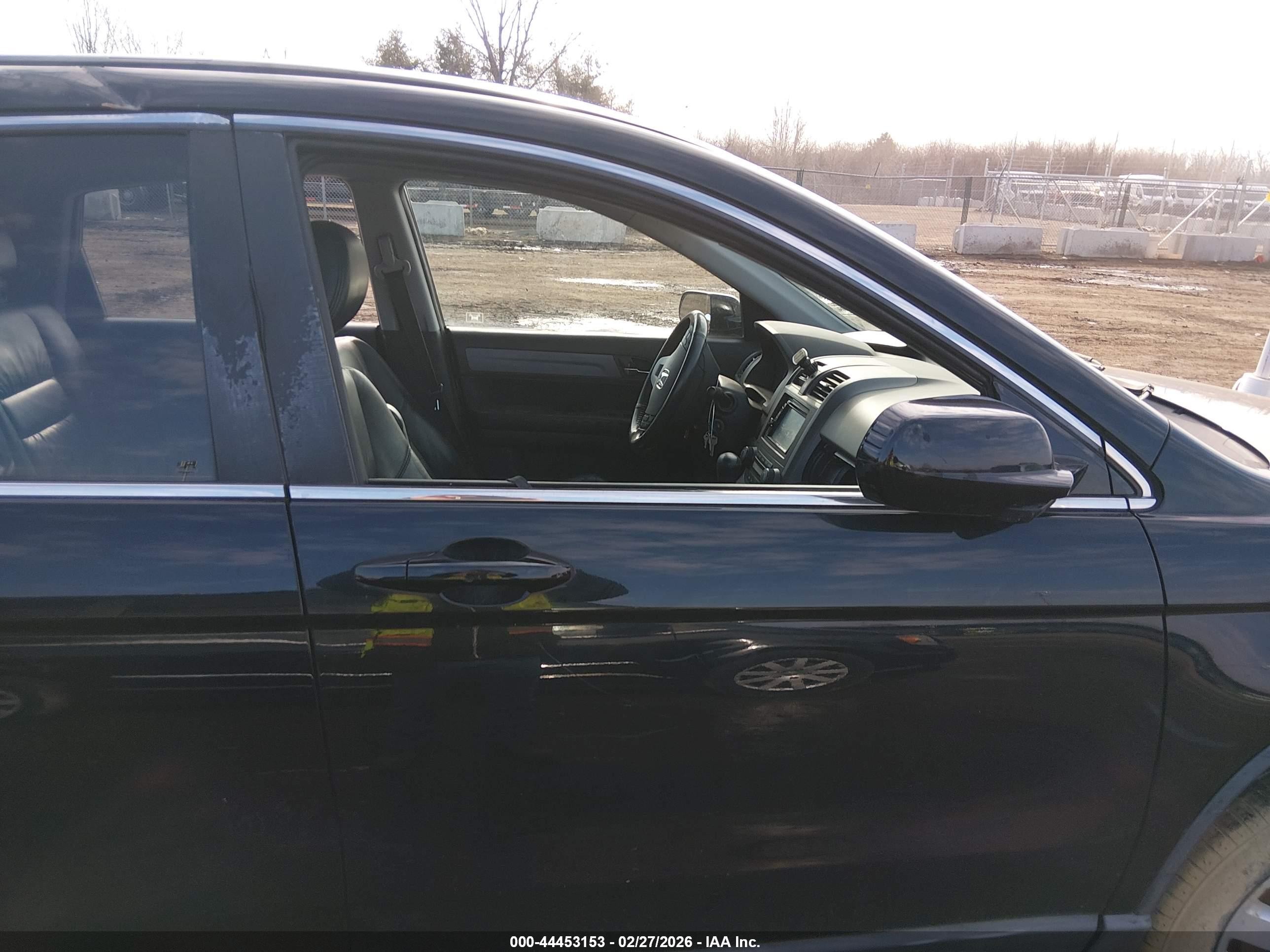 2009 Honda Cr-v Ex-l Black vin: 5J6RE48749L066560