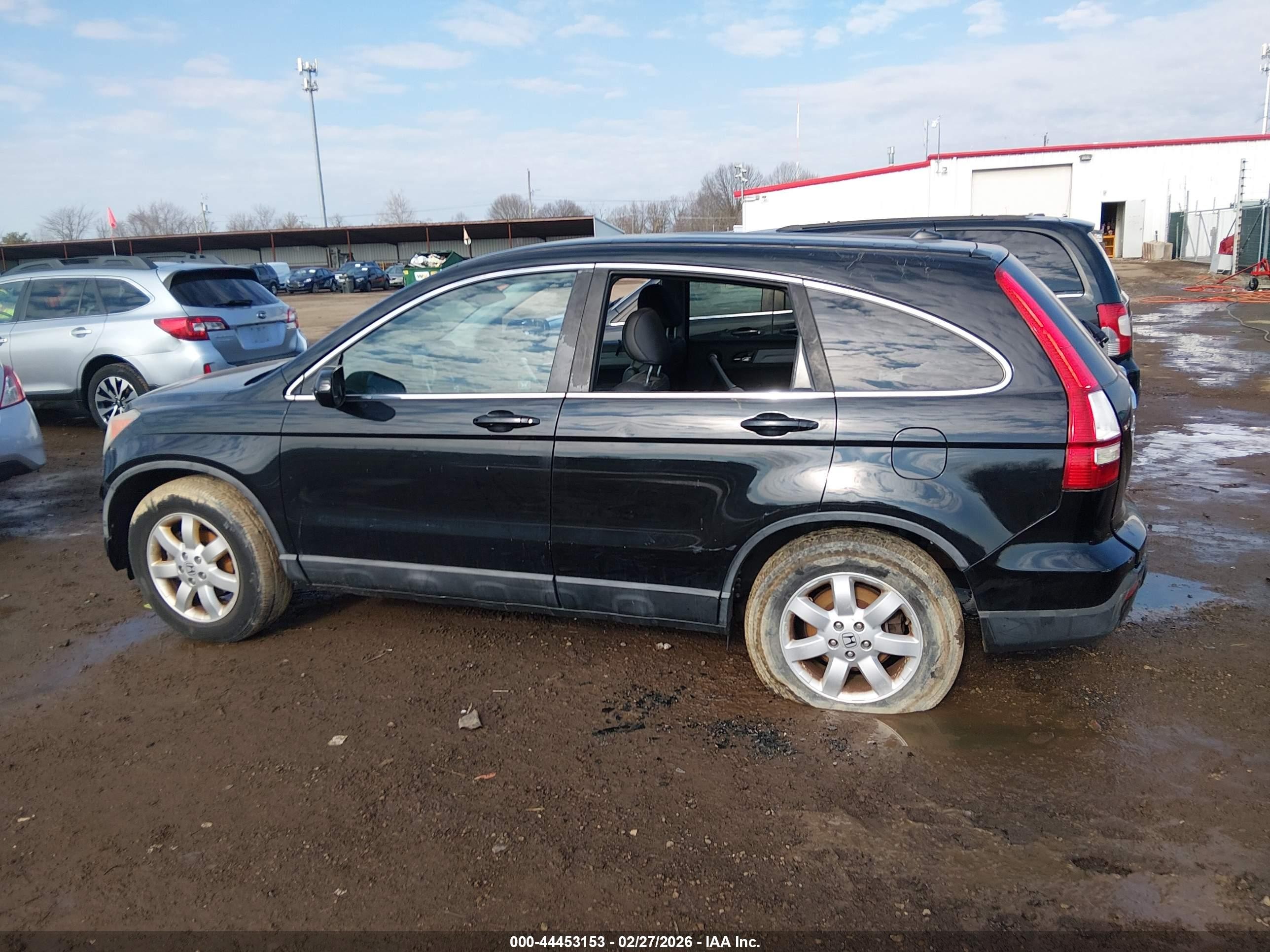2009 Honda Cr-v Ex-l Black vin: 5J6RE48749L066560