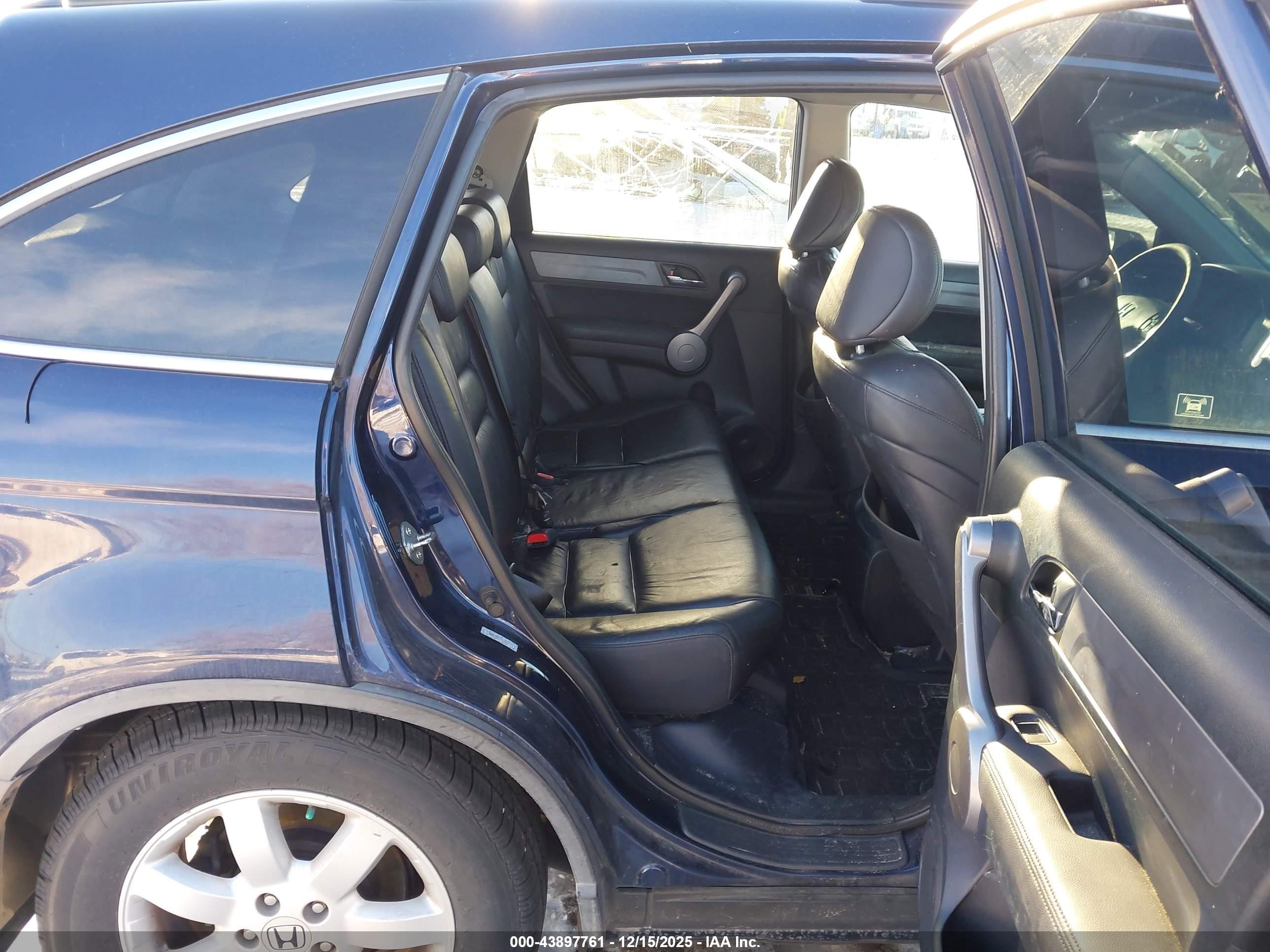 2009 Honda Cr-v Ex-l Dark Blue vin: 5J6RE48749L068244