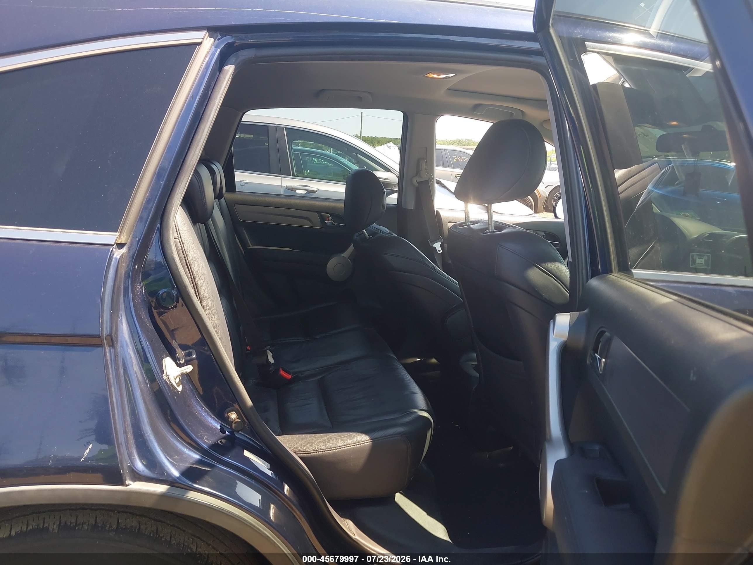 2007 Honda Cr-v Ex-l Blue vin: 5J6RE48757L012679