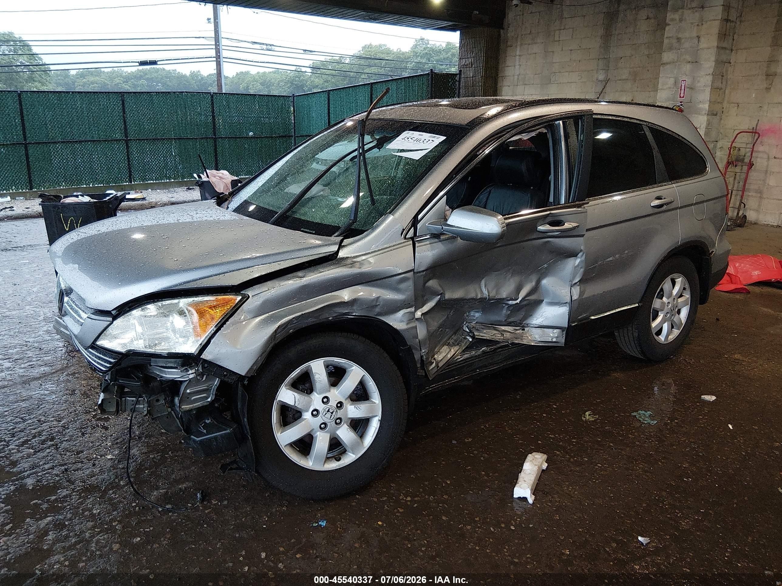 2007 Honda Cr-v Ex-l Серебряный vin: 5J6RE48757L012794
