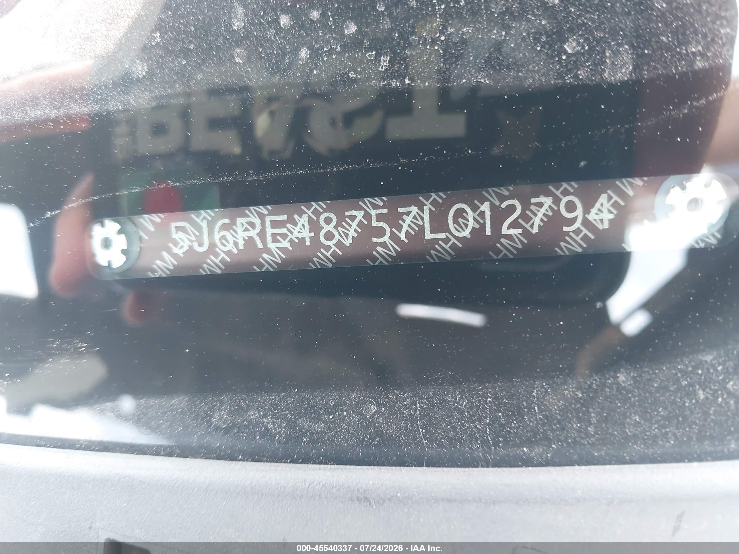 2007 Honda Cr-v Ex-l Серебряный vin: 5J6RE48757L012794