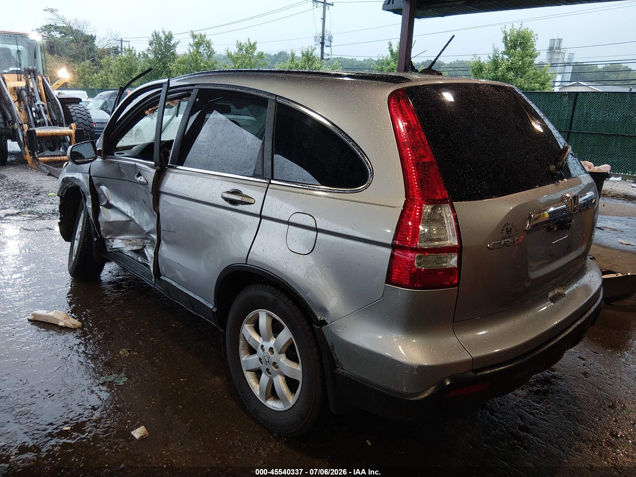 2007 Honda Cr-v Ex-l Серебряный vin: 5J6RE48757L012794