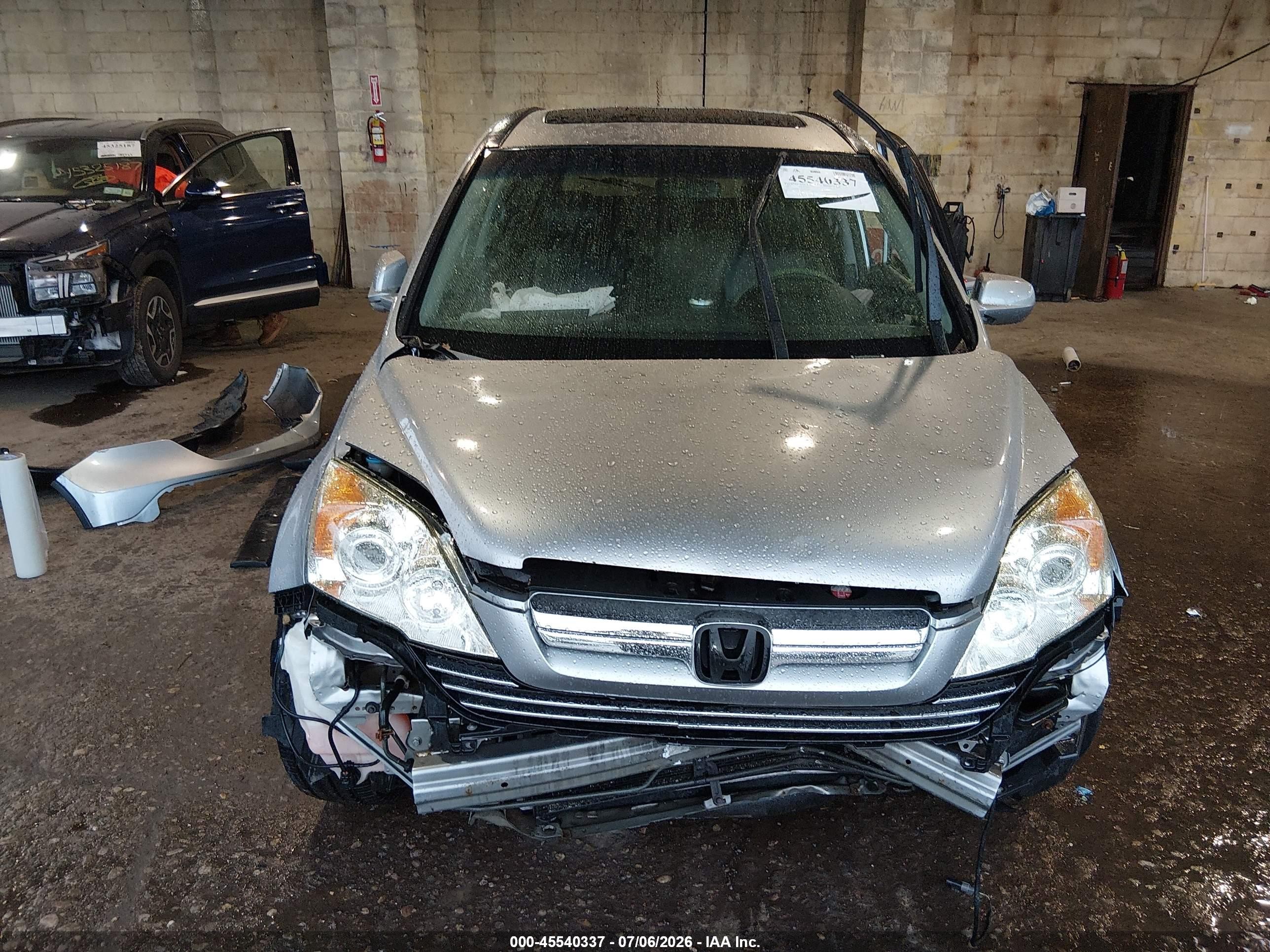 2007 Honda Cr-v Ex-l Серебряный vin: 5J6RE48757L012794