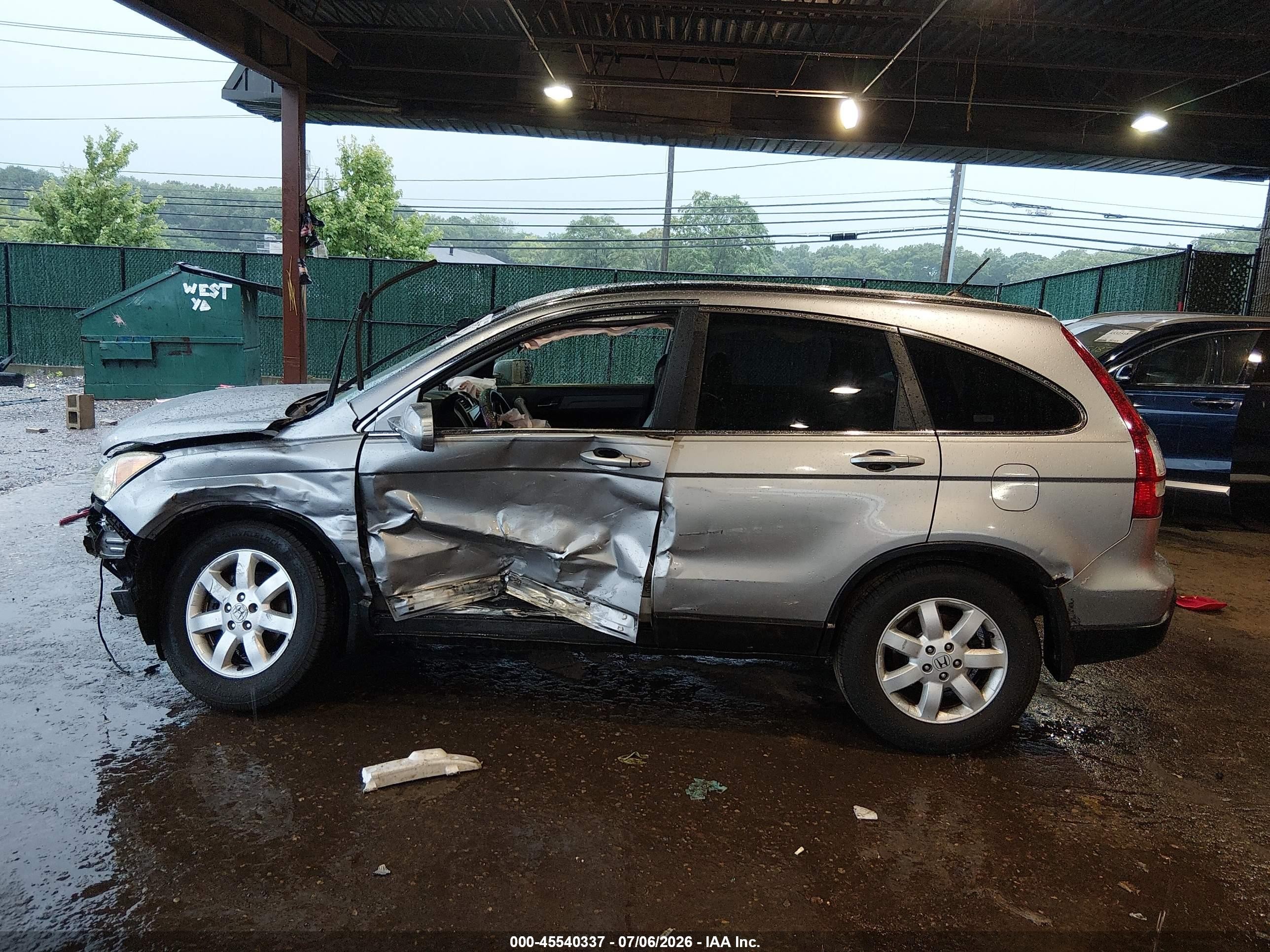 2007 Honda Cr-v Ex-l Серебряный vin: 5J6RE48757L012794