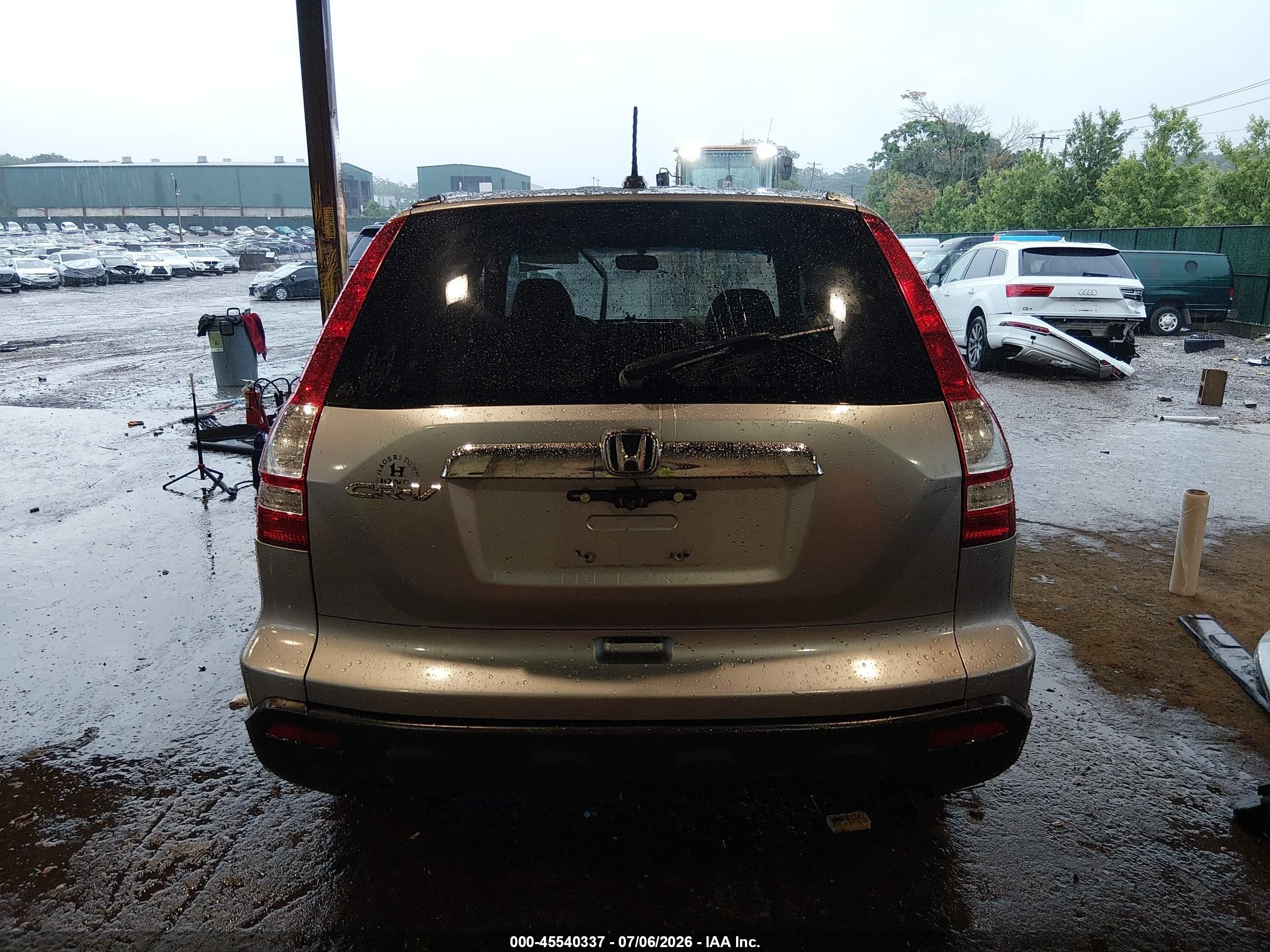 2007 Honda Cr-v Ex-l Серебряный vin: 5J6RE48757L012794