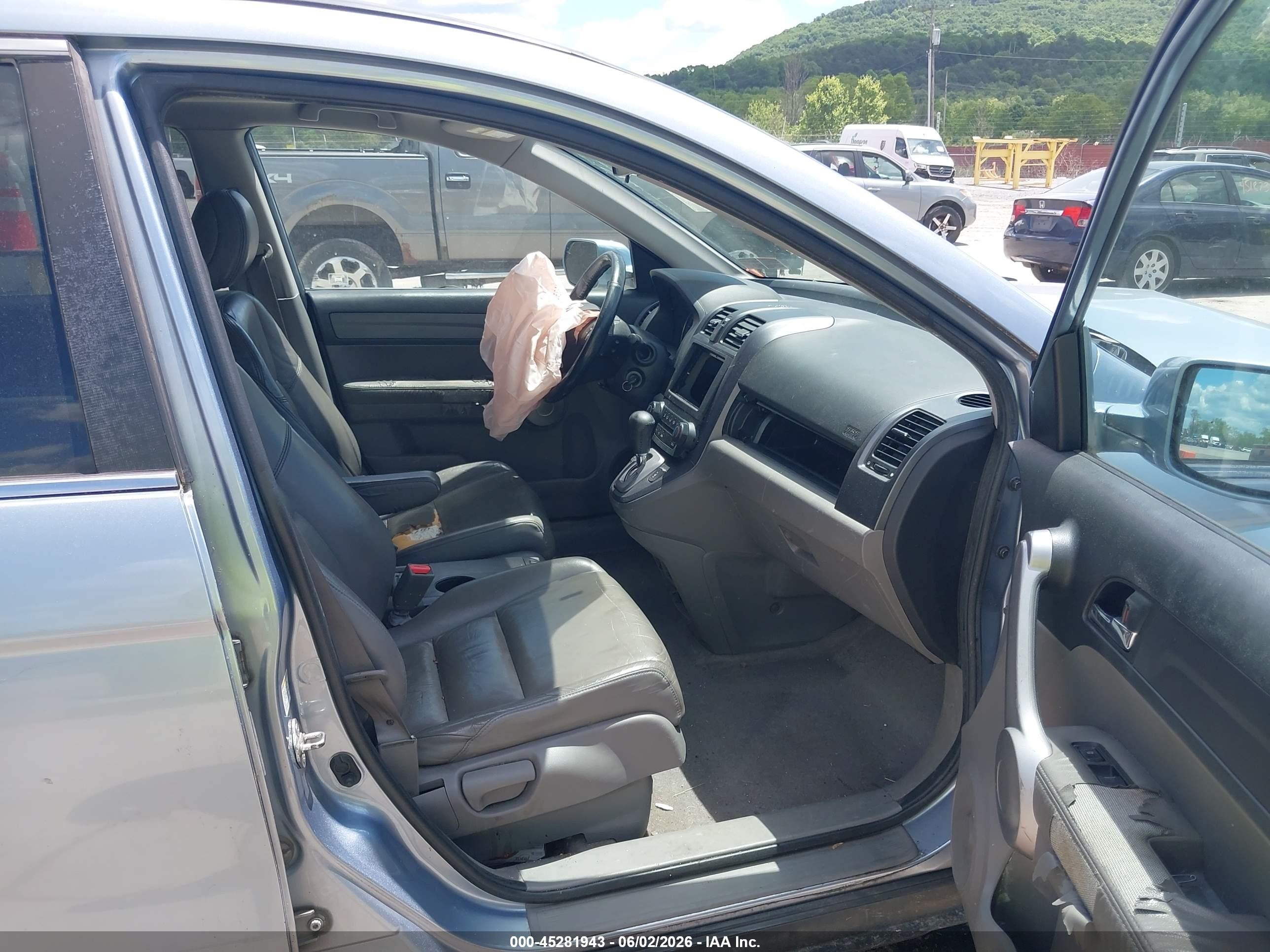 2007 Honda Cr-v Ex-l Light Blue vin: 5J6RE48757L015324