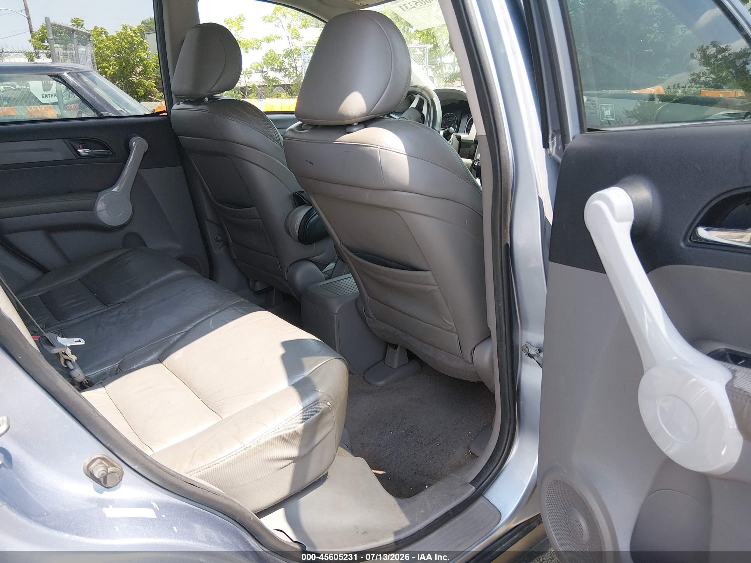 2007 Honda Cr-v Ex-l Синий vin: 5J6RE48757L019213