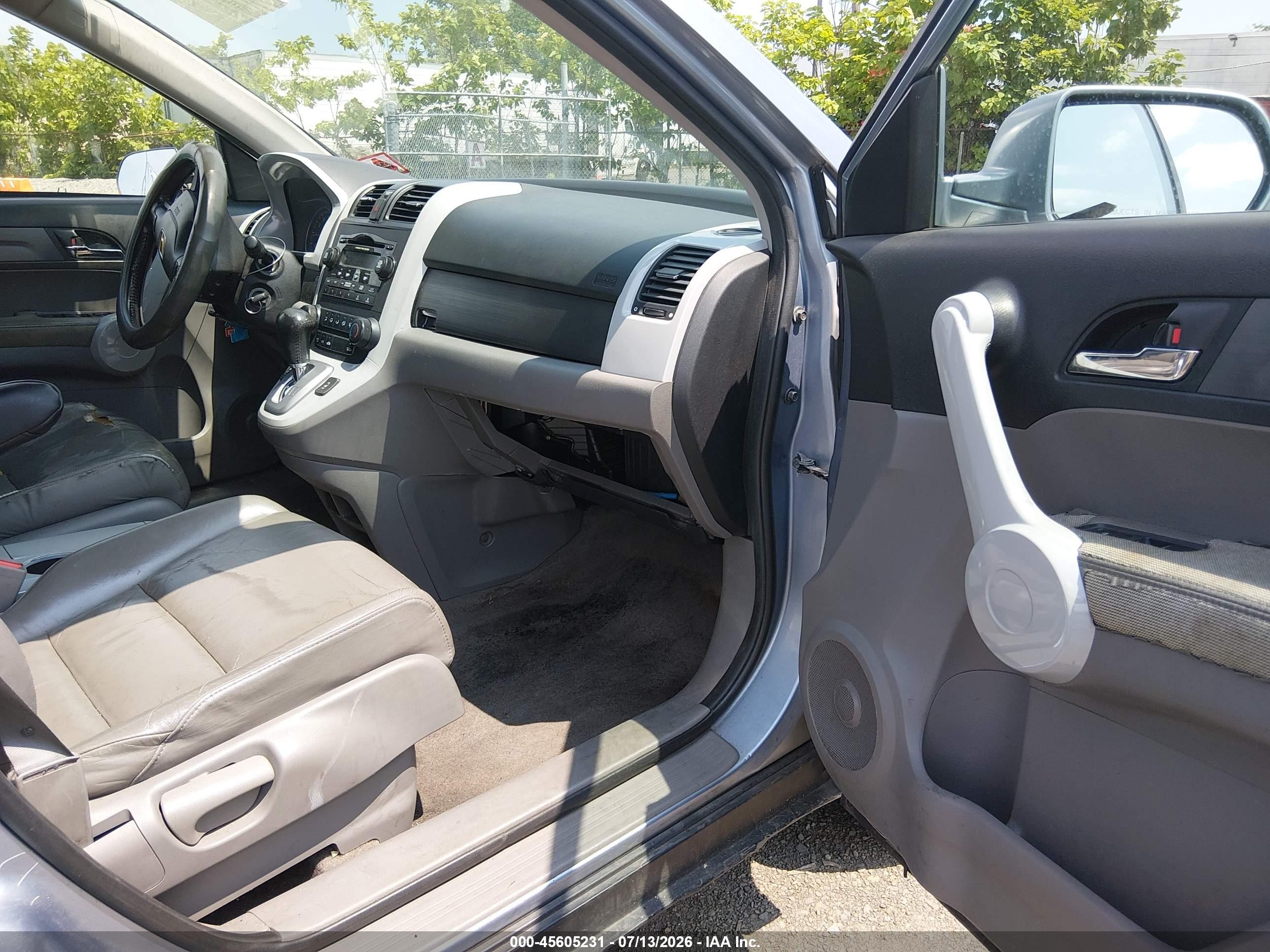 2007 Honda Cr-v Ex-l Синий vin: 5J6RE48757L019213