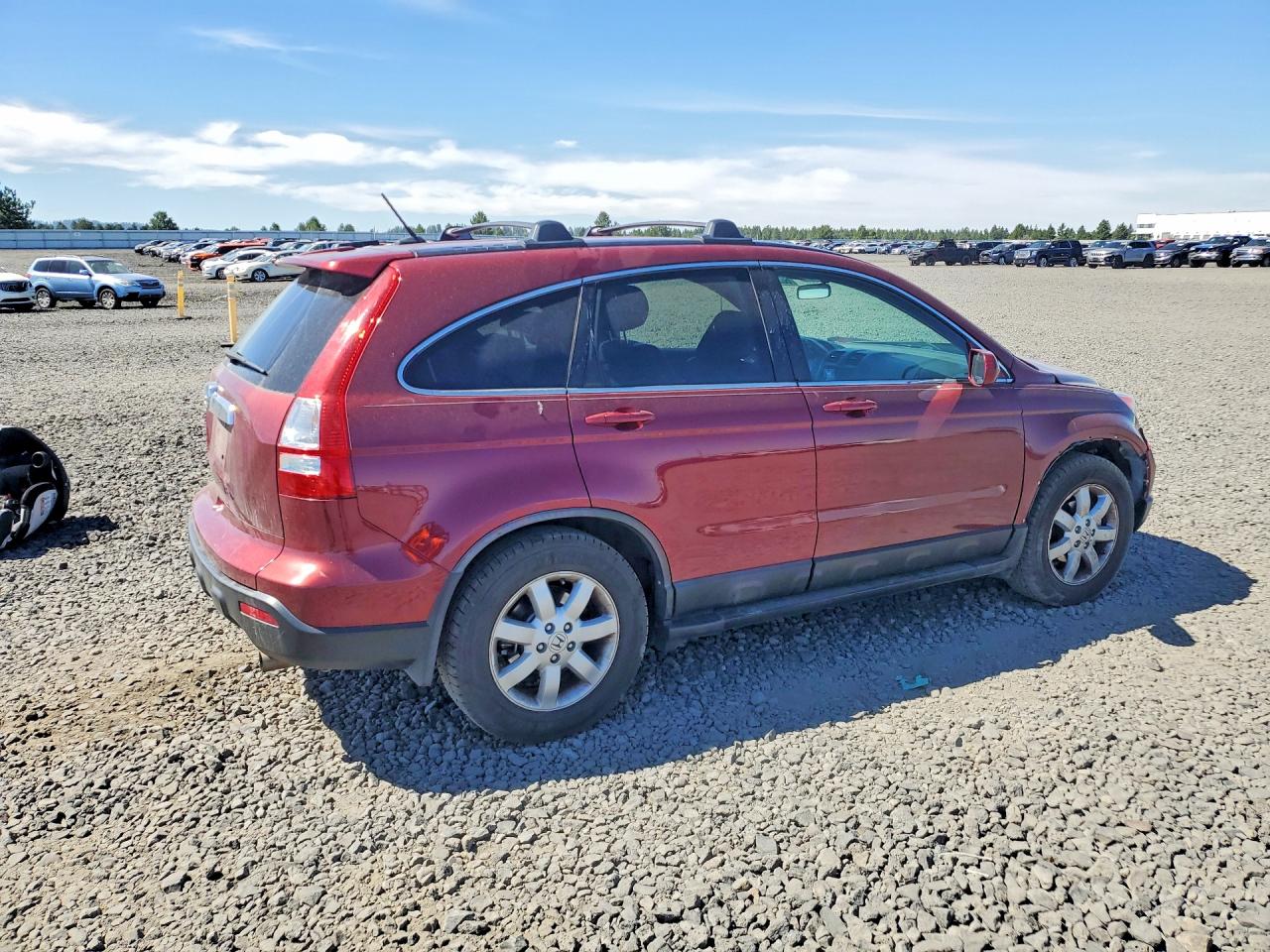 2008 Honda Cr-v Exl Red vin: 5J6RE48758L016197