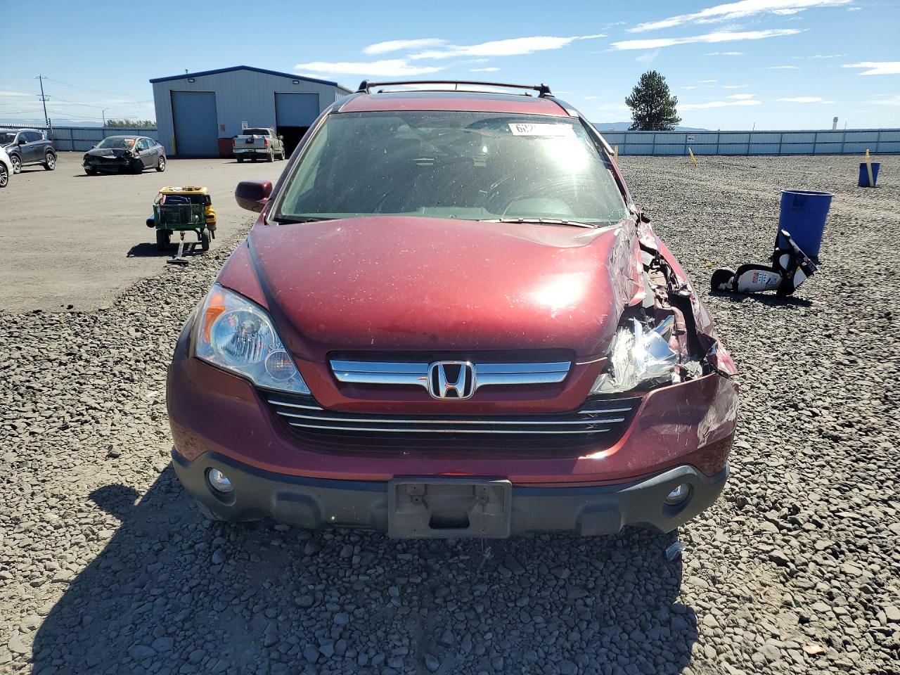 2008 Honda Cr-v Exl Red vin: 5J6RE48758L016197
